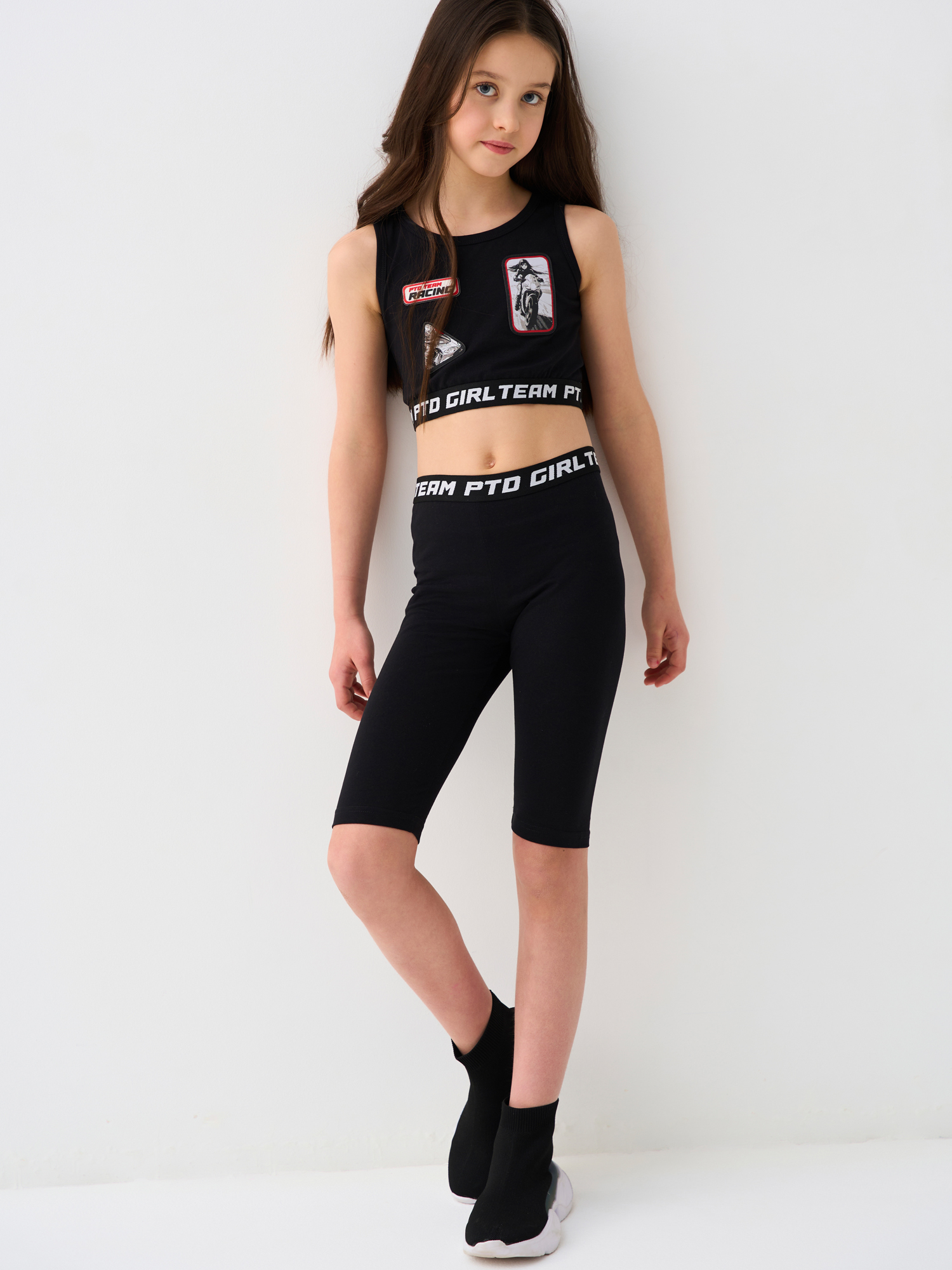 Футболка, топ и леггинсы PlayToday 12621533 - фото 2