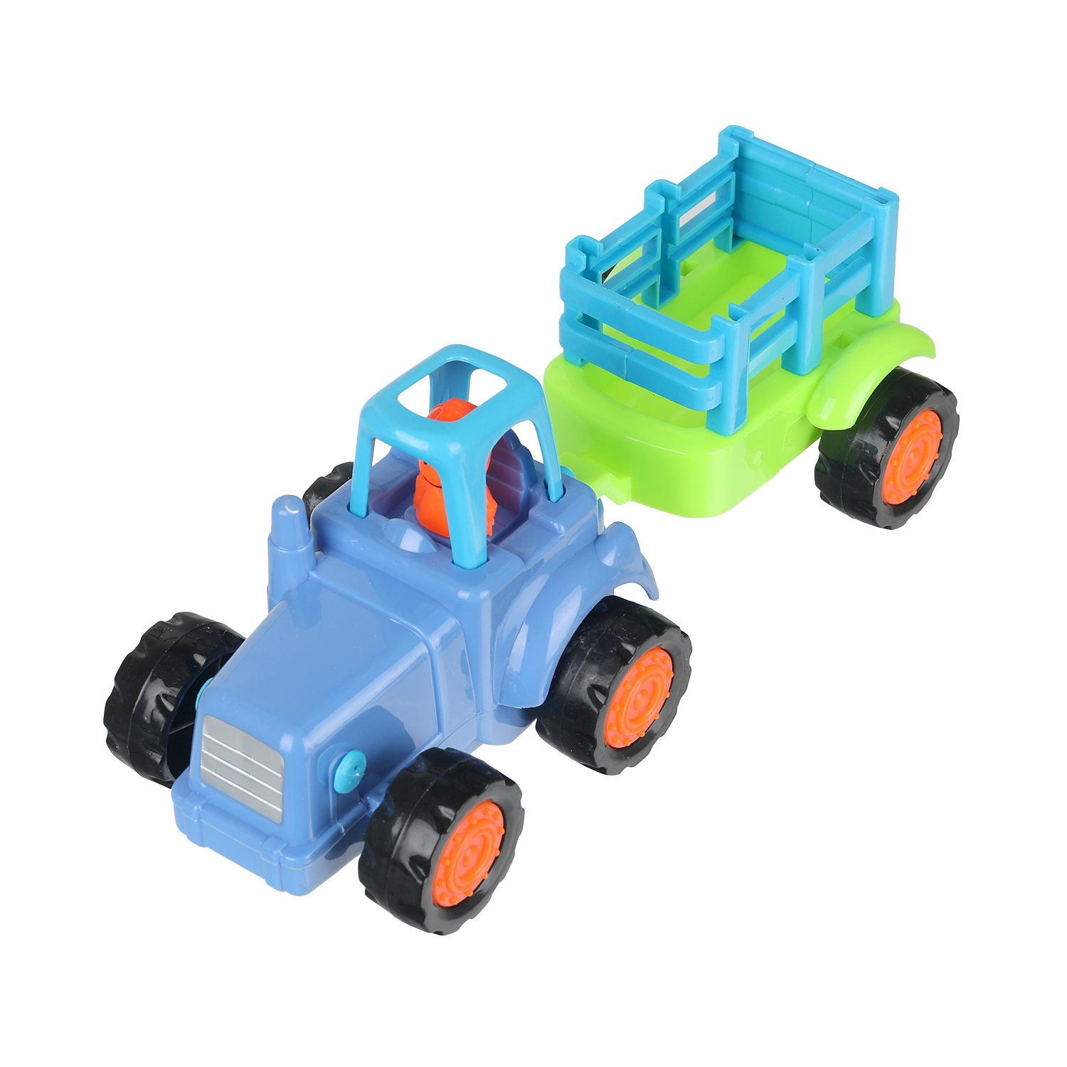 Каталка УМка Синий трактор синий - фото 1