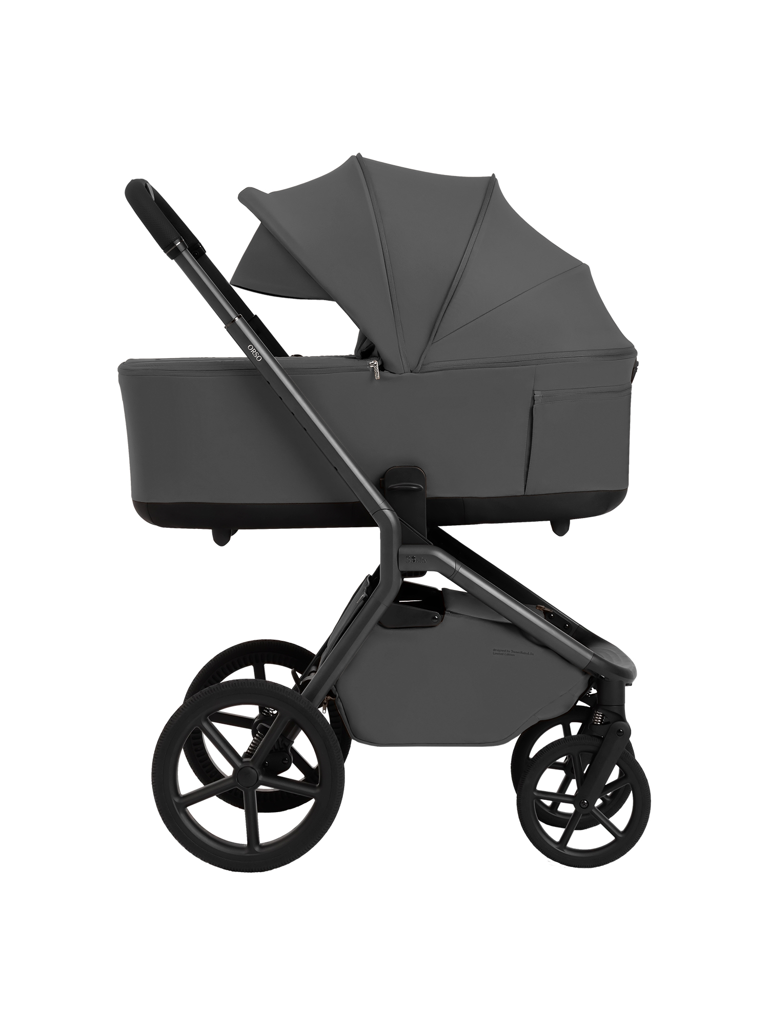 Коляска 2в1 Sweet Baby Orso Dark Grey серый - фото 27