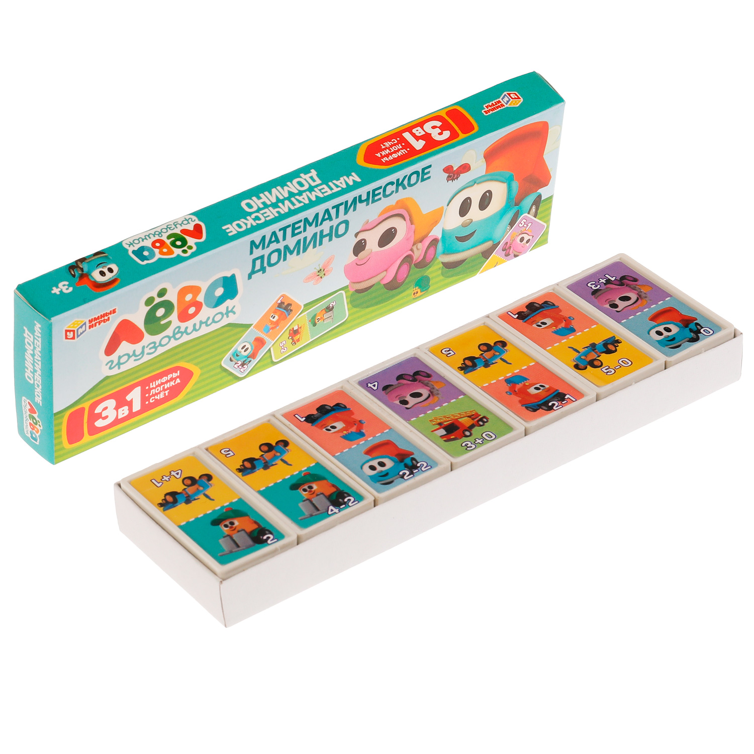 Настольная игра Умные игры Домино Грузовичок Лёва - фото 2