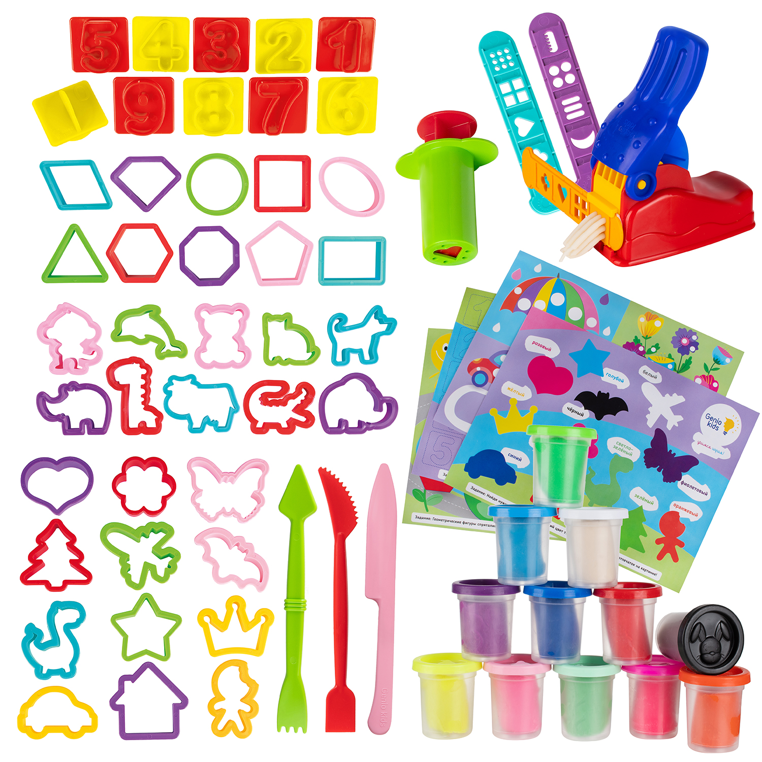 Масса для лепки Genio Kids Играем изучаем - фото 5