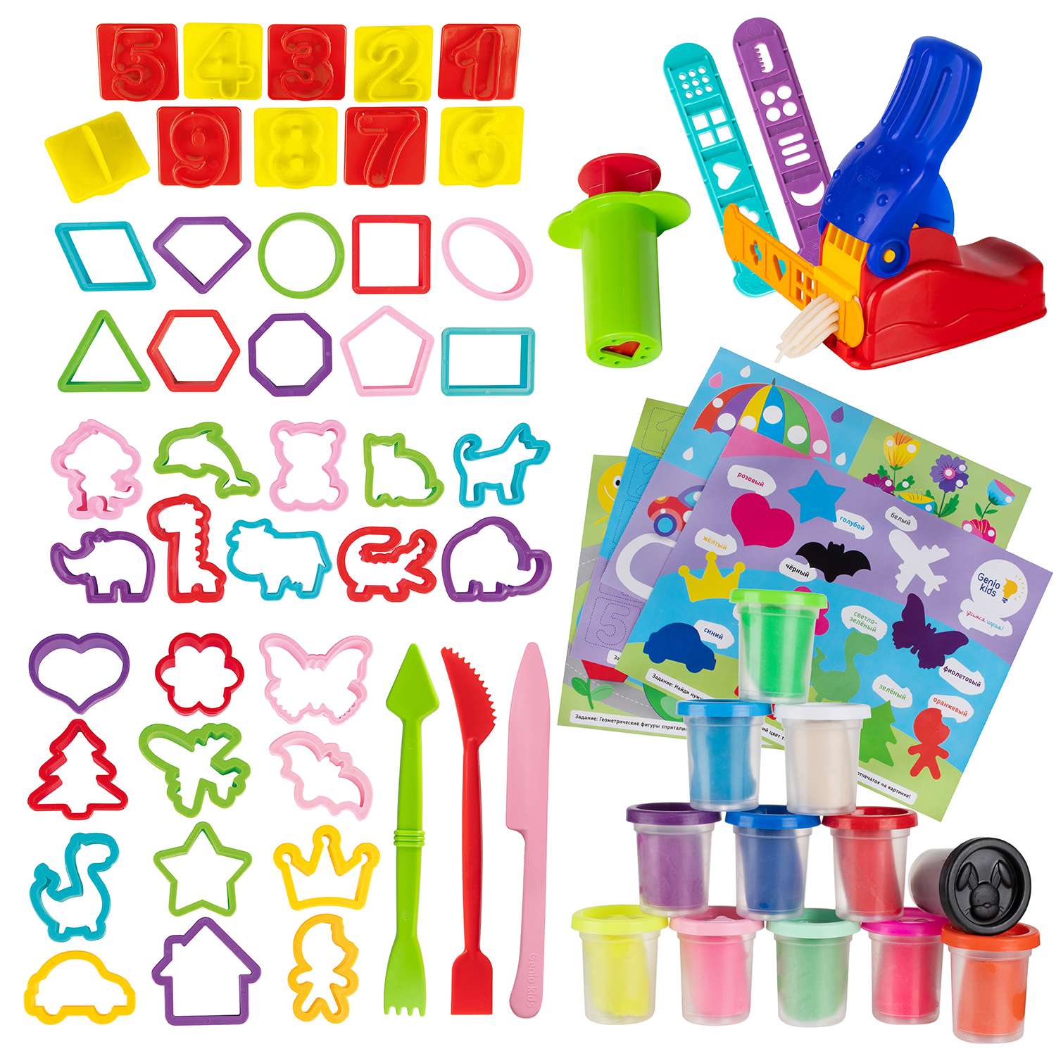 Масса для лепки Genio Kids Играем изучаем - фото 5
