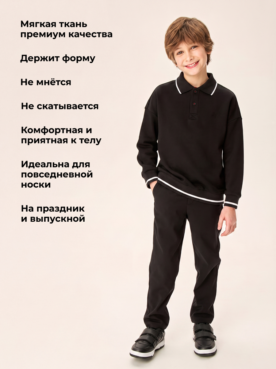 Свитшот NIKASTYLE 4ш70526 черный - фото 3