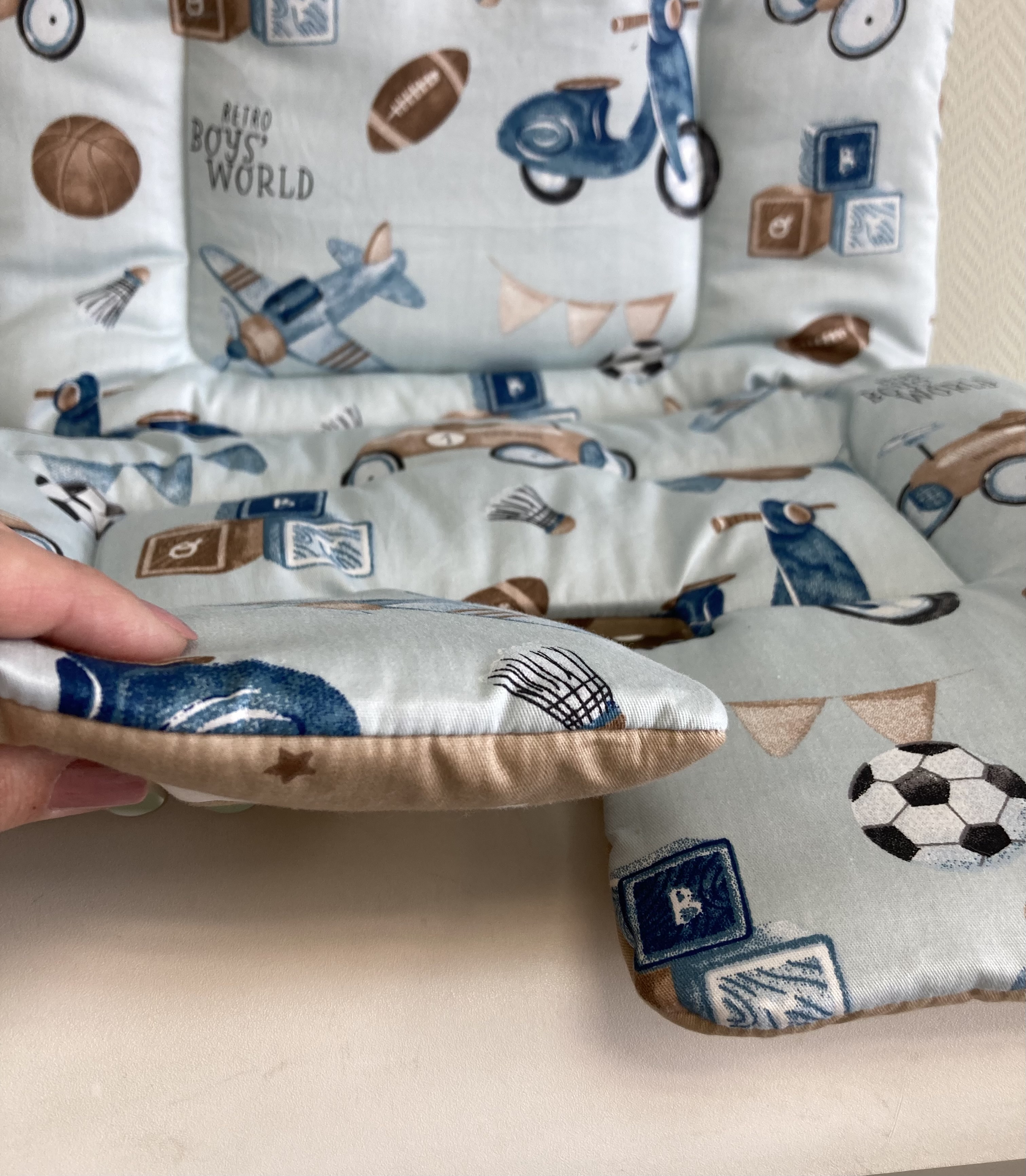 Вкладыш Baby.Eco.Decor матрасик в коляску, автокресло BEDmat7035/604 - фото 5
