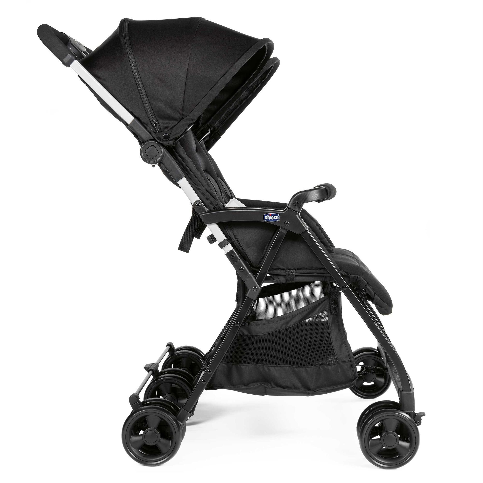 Коляска прогулочная для двойни Chicco Ohlala Twin Black Night черный - фото 9