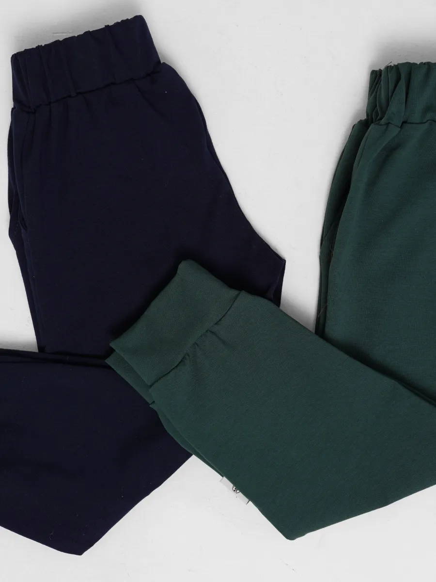 Брюки 2 шт Супер Пупс 2пр/штаны/тмнсиний/тмнзеленый - фото 16