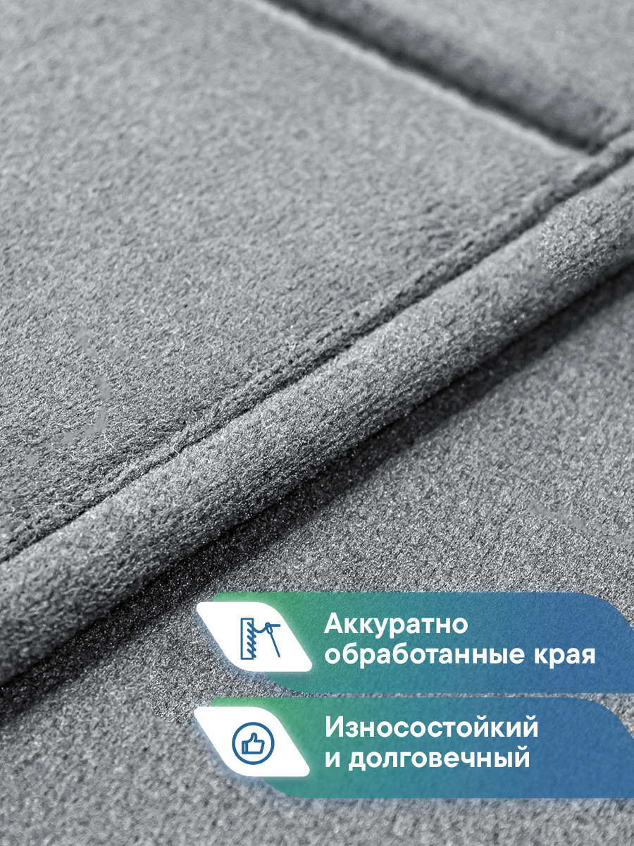 Коврик для ванной VILINA Велюр 50 x 80 см 1 шт. - фото 4