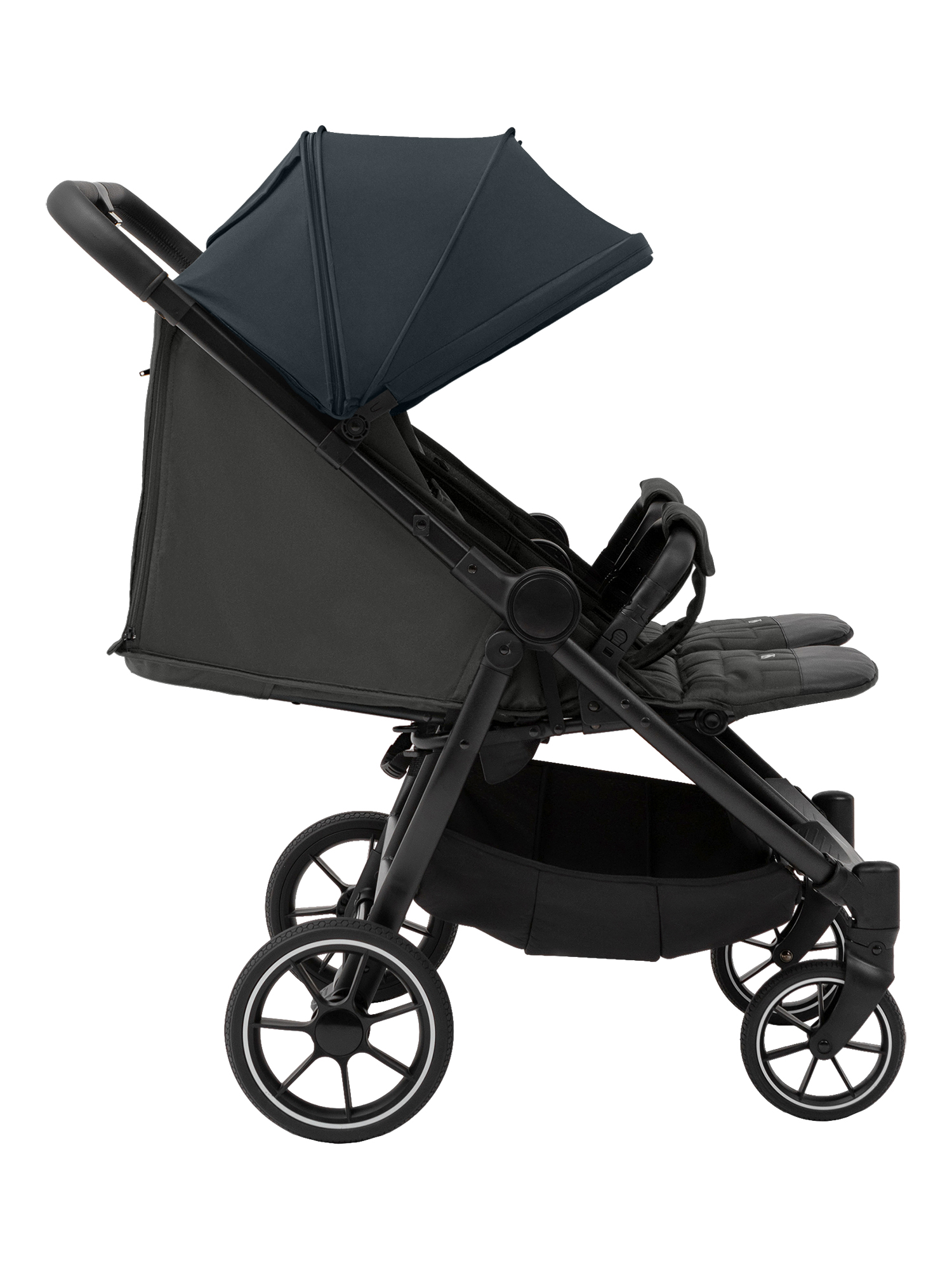 Коляска прогулочная для двойни Sweet Baby Donna Grey серый - фото 17