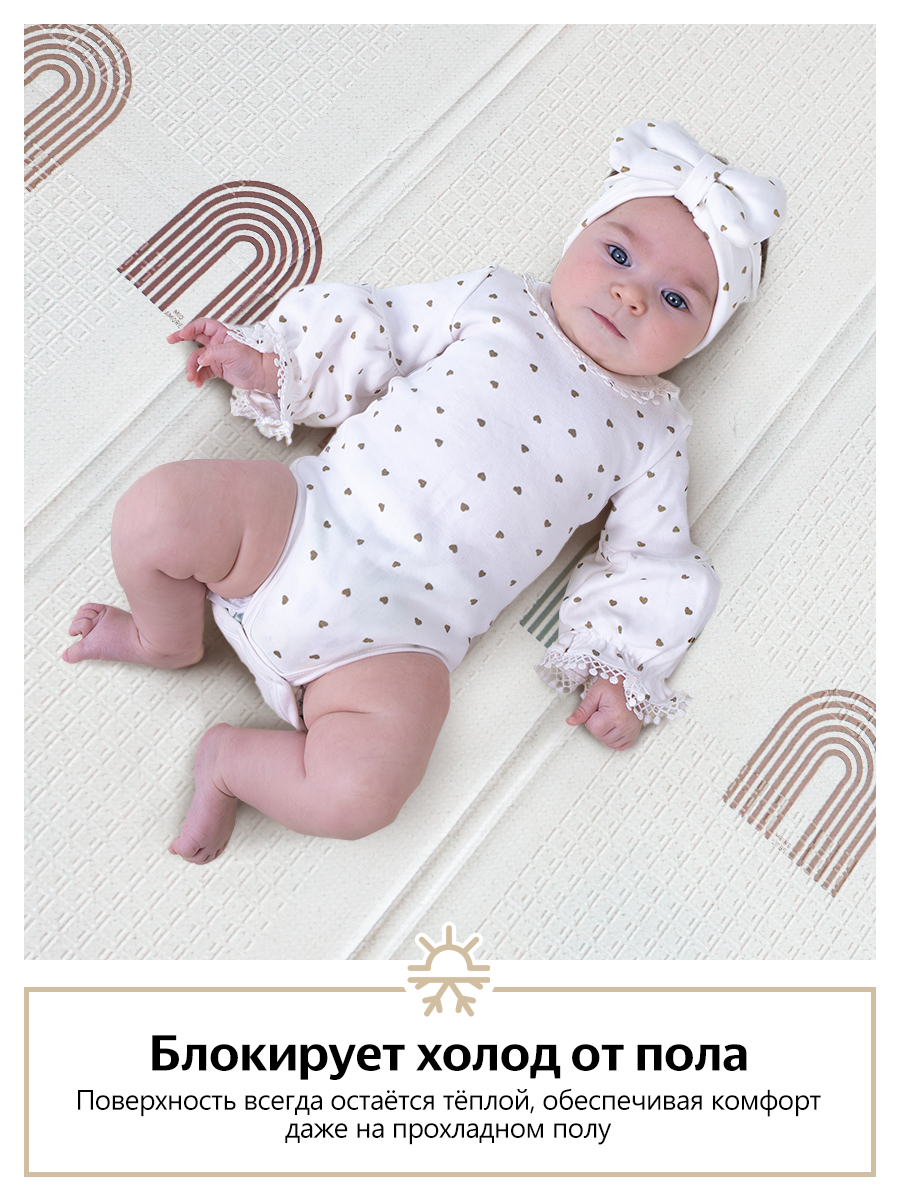 Детский складной коврик MIKMEL Лес/Радуги 150 x 180 см - фото 3