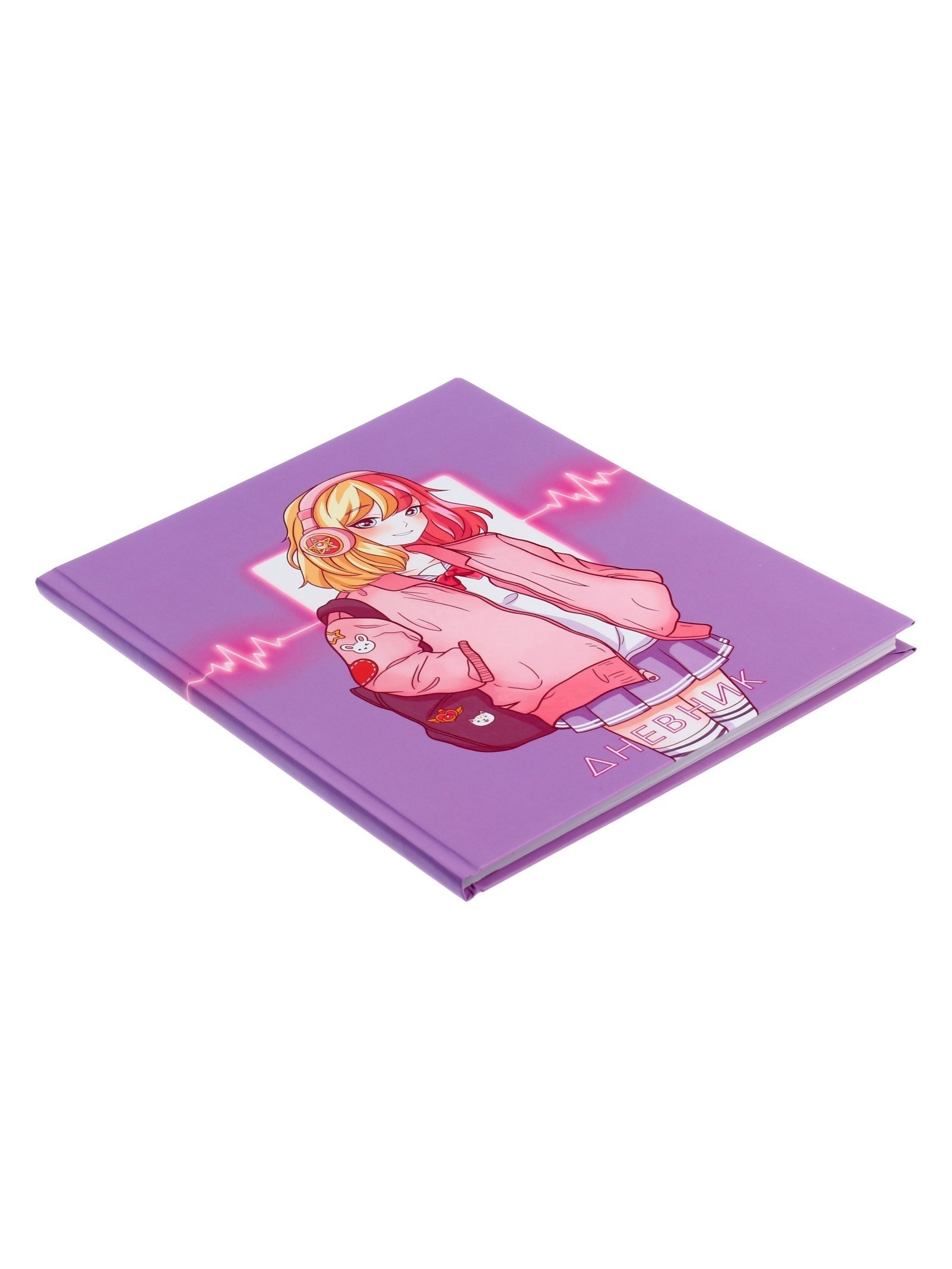 Дневник Calligrata обл 1-4кл, мат/лам, ВЫБ ЛАК, 48л, Calligrata "Аниме. Школьница" - фото 4