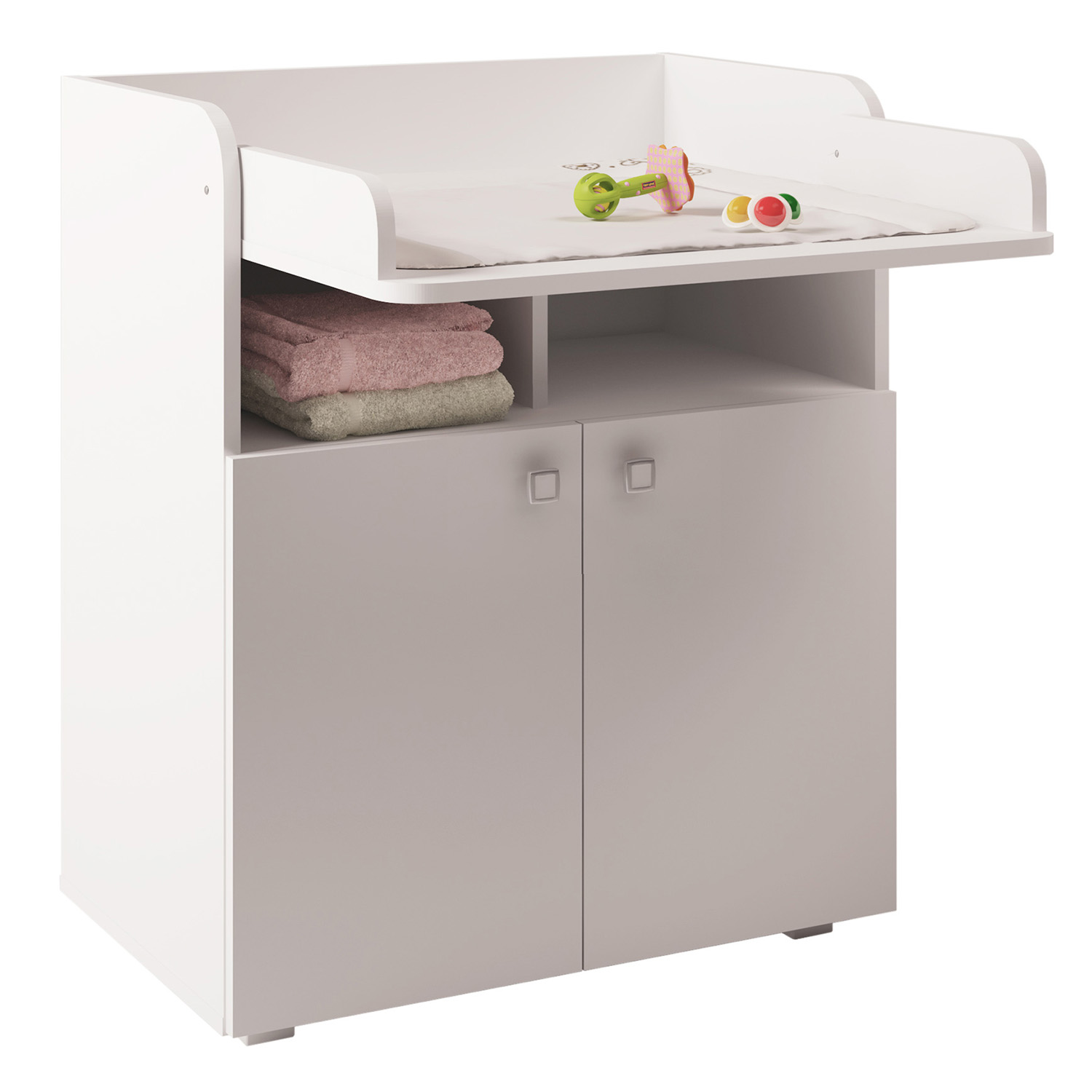 Комод Polini kids Simple 1270 Белый - фото 3