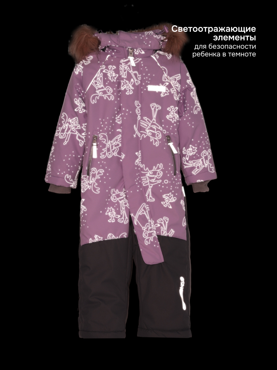 Комбинезон NIKASTYLE 8з0425 лаванда/инжир - фото 16