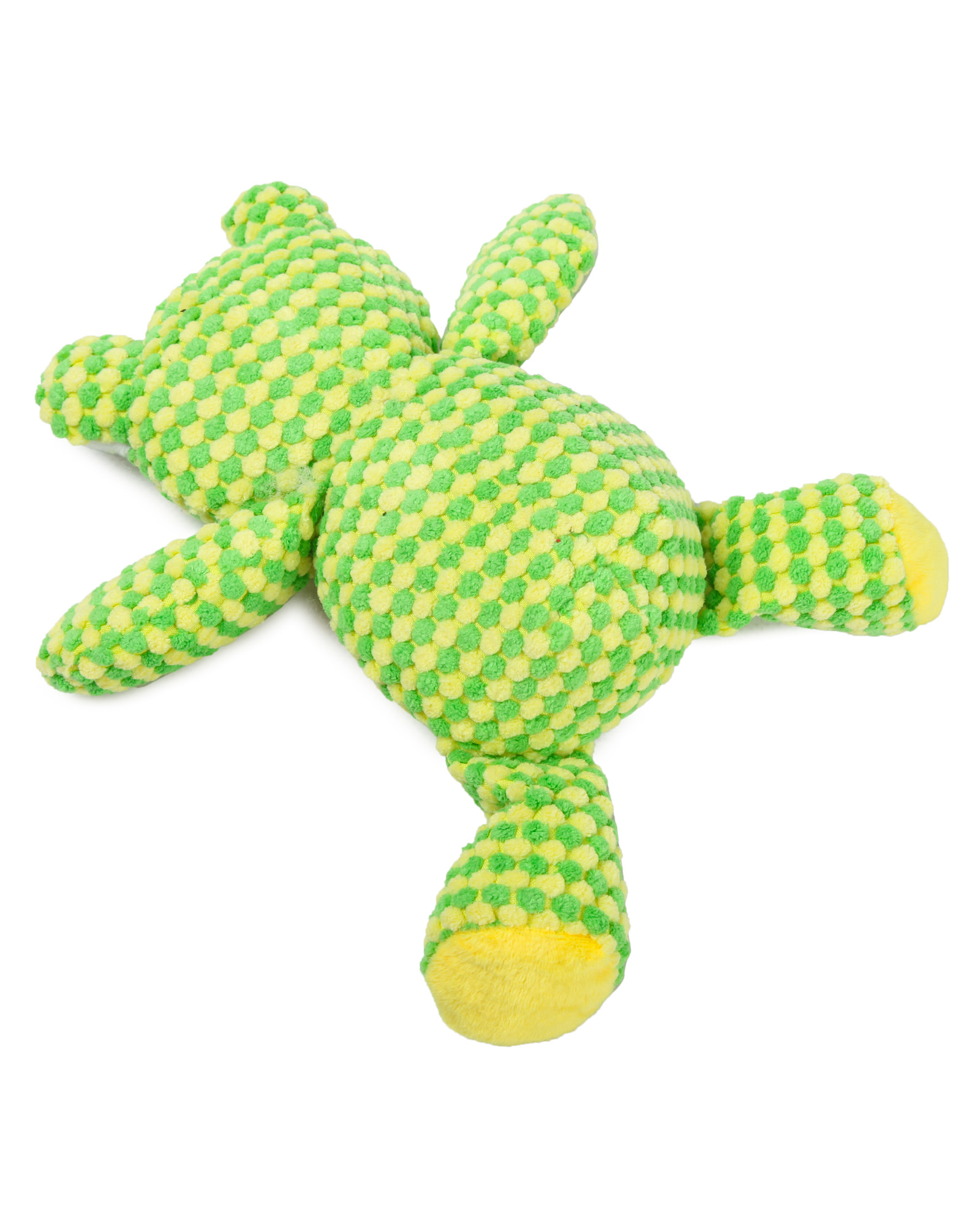 Игрушка для собак Barbaks Лягушка Квакушка мягкая с пищалкой 25*19см - фото 3