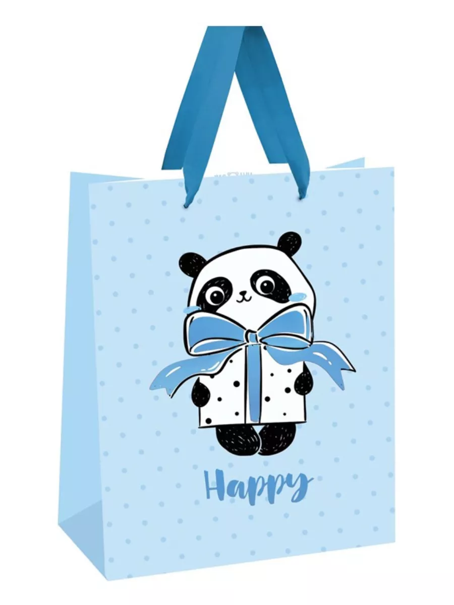 Подарочный пакет с ручками Meshu праздничный бумажный для подарков - фото 3