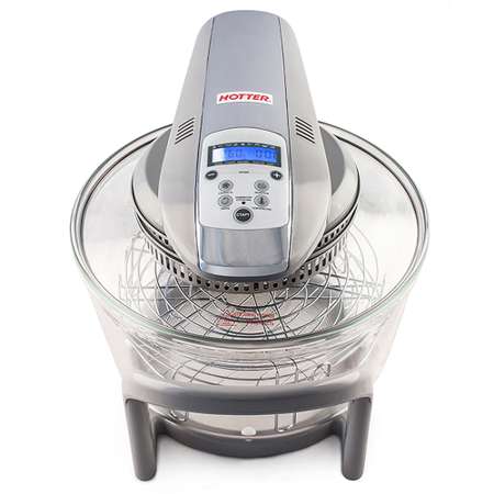 Аэрогриль HOTTER HX-1057 Platinum с LCD-дисплеем серо-серебристый