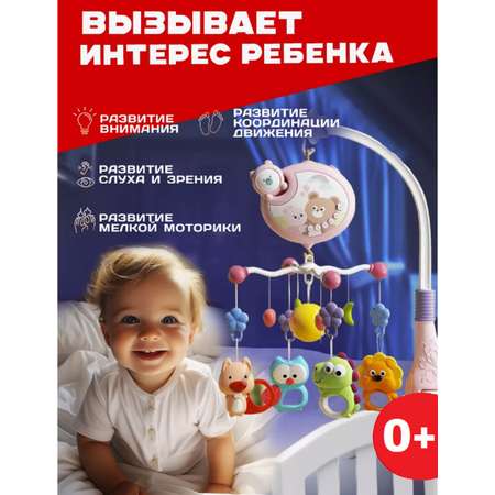 Мобиль ТОТОША с проектором и ночником