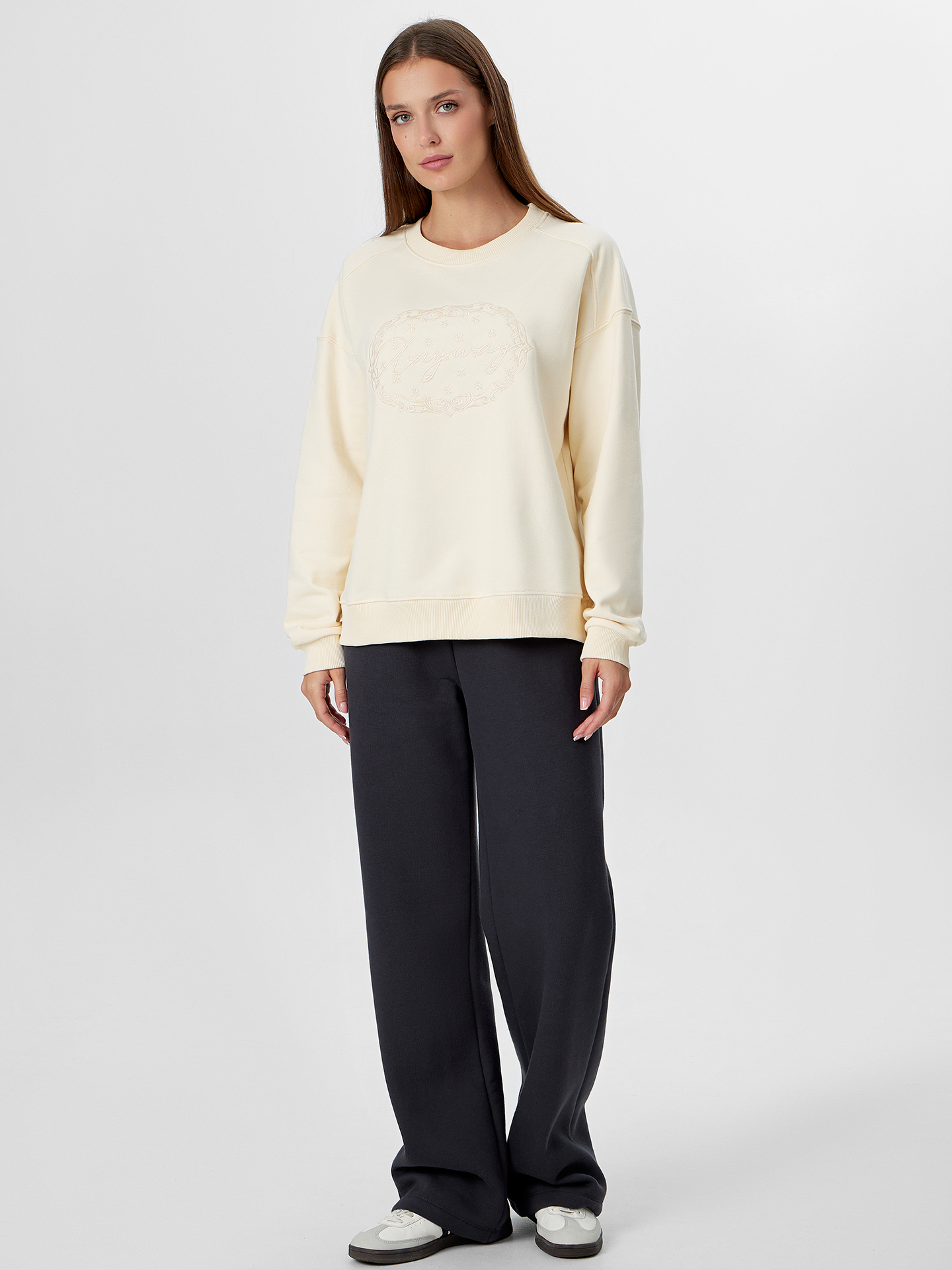 Свитшот Mark Formelle (Марк Формэль) 122969/сливочное масло - фото 3