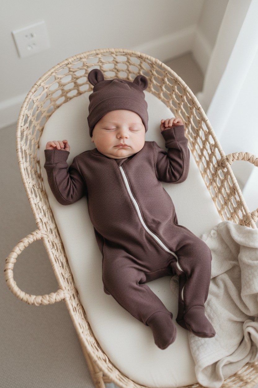 Изображение товара Комбинезон и шапочка Bunnyphant 74 хлопковый кашкорсе для малышей