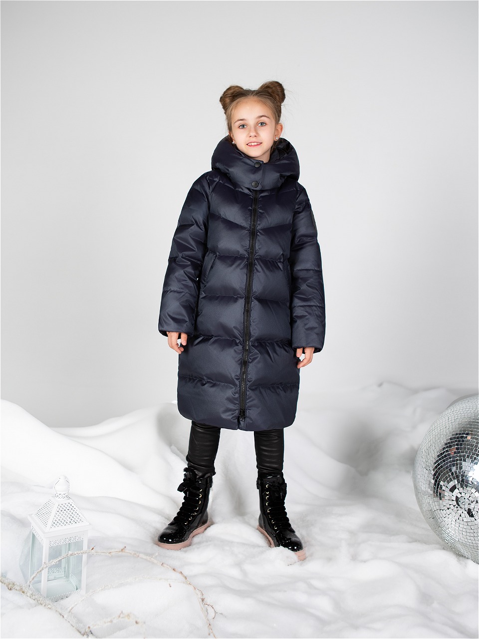 Пальто Arctiline Мартина-1 67881- DW-24 Темно-синий - фото 3