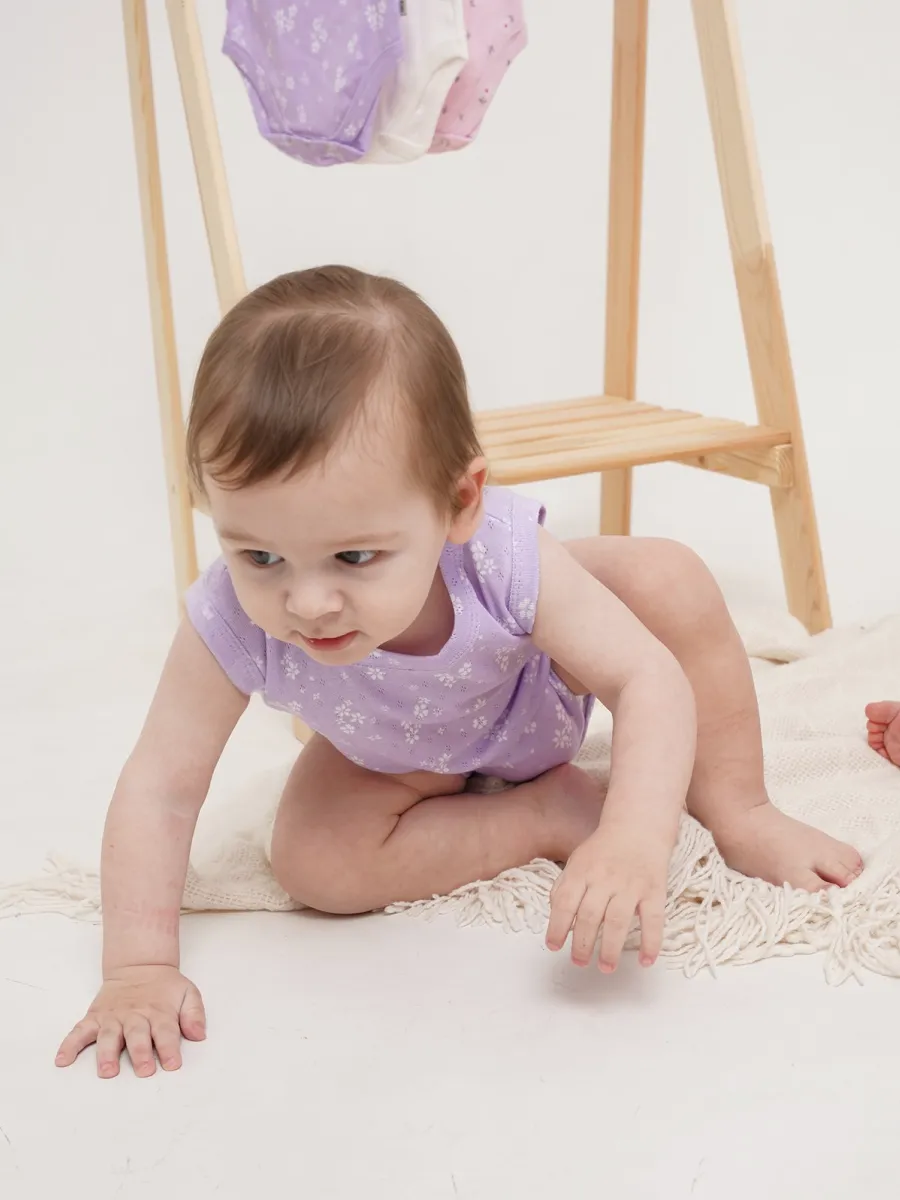 Боди 3 шт Супер Пупс нбр/3пр/бодимайка/сиренрозкрем/трансфрибана - фото 13