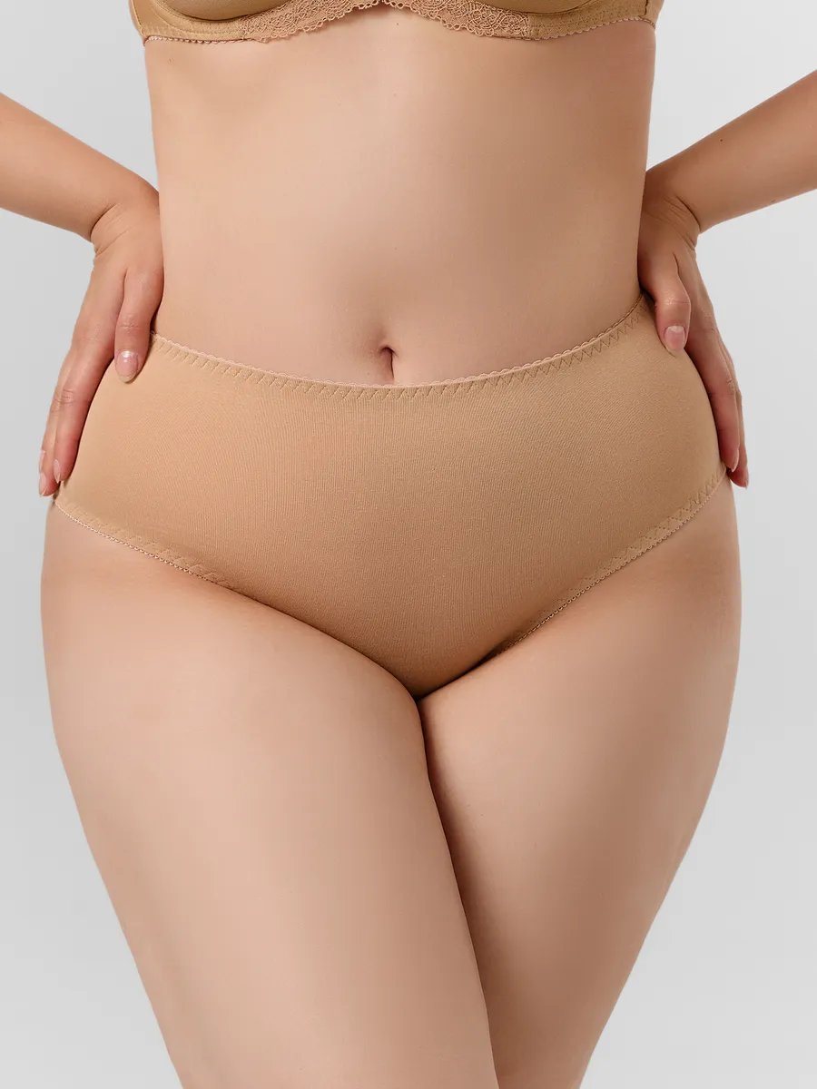 Трусы 3 шт Mark Formelle (Марк Формэль) 412075-3/обжаренный миндаль1 - фото 5