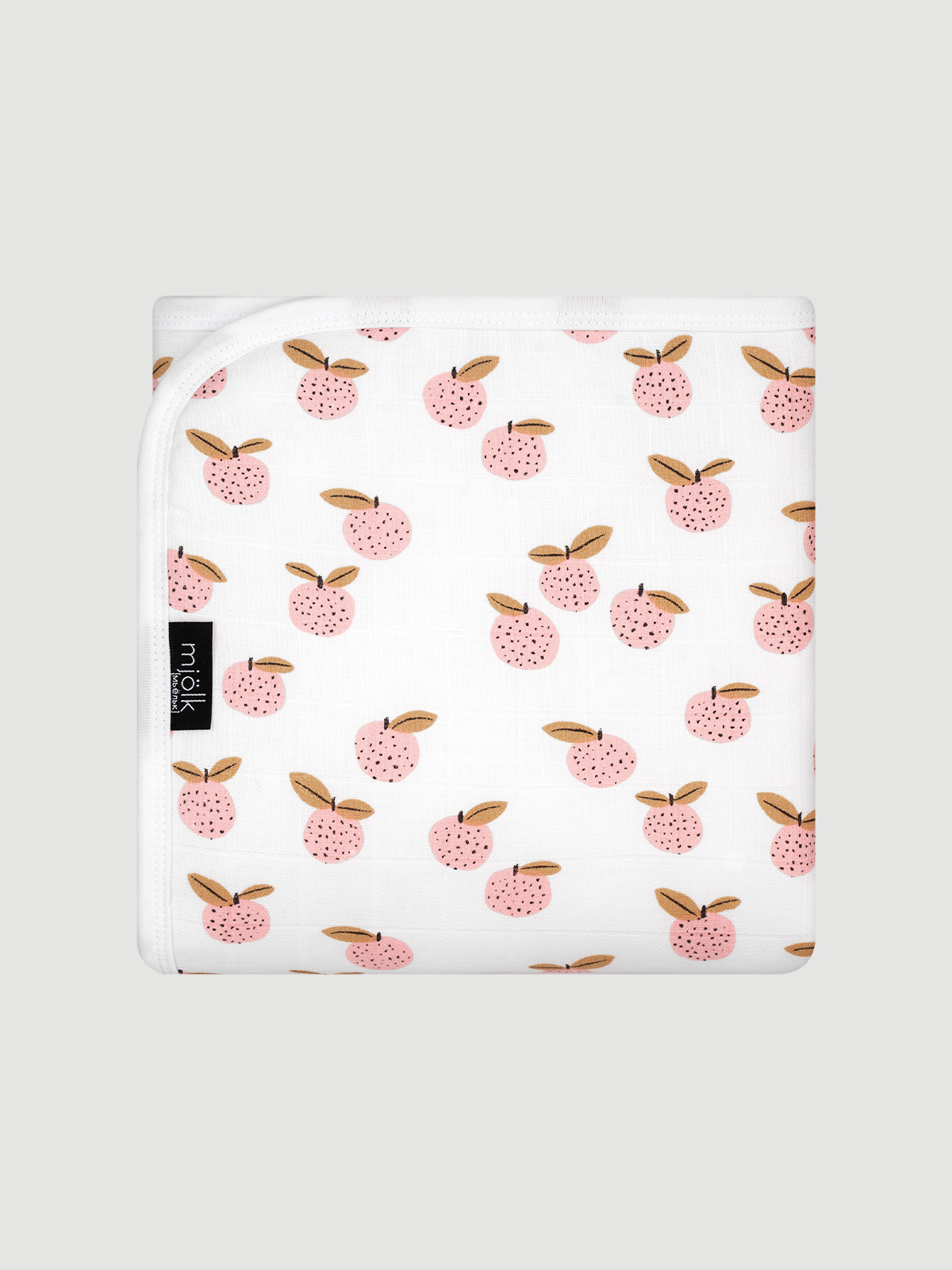 Одеяло Mjolk Персики 75 x 100 см муслин - фото 1