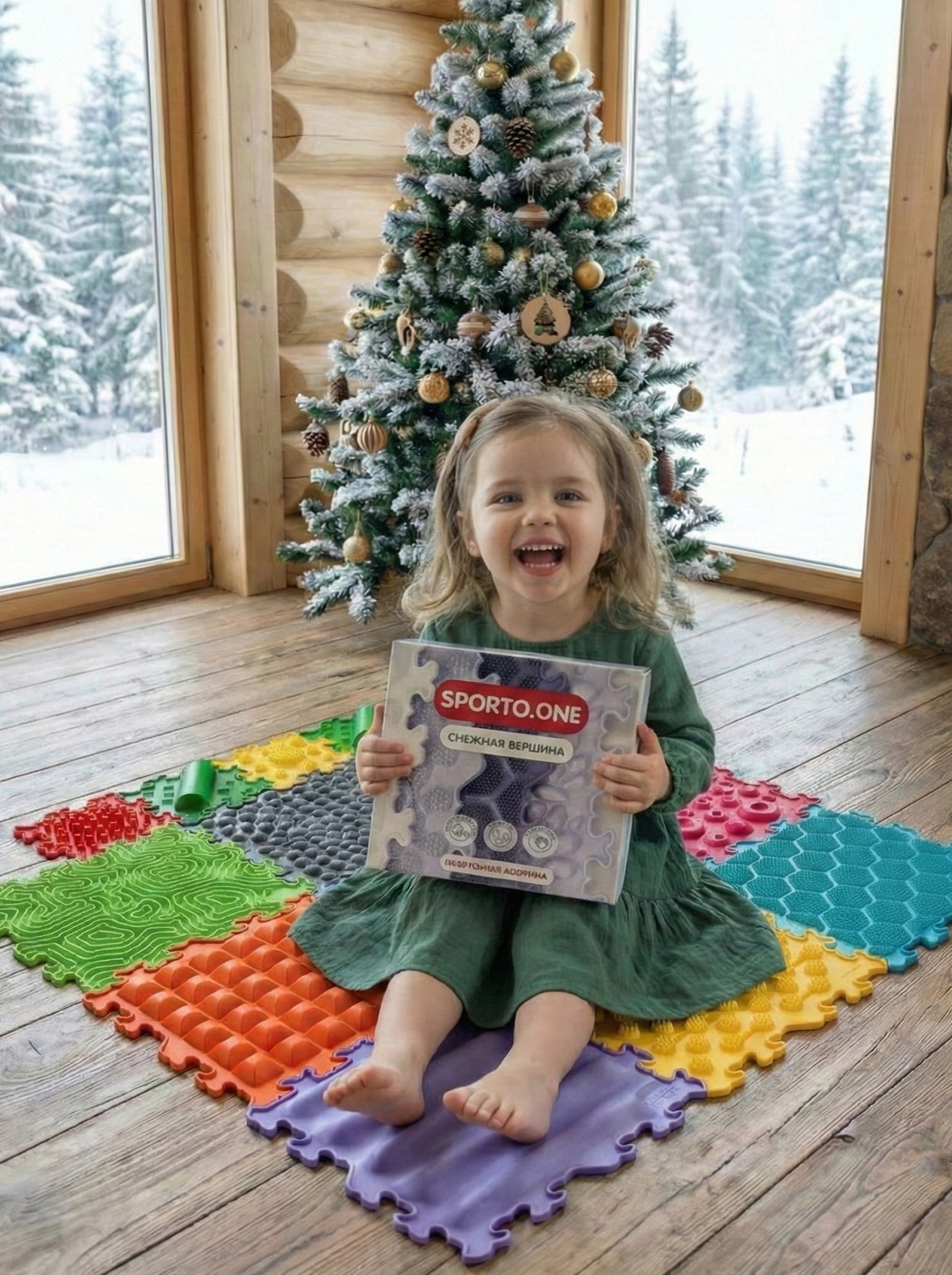 Коврик SPORTO.ONE трансформер Яркий день - фото 21