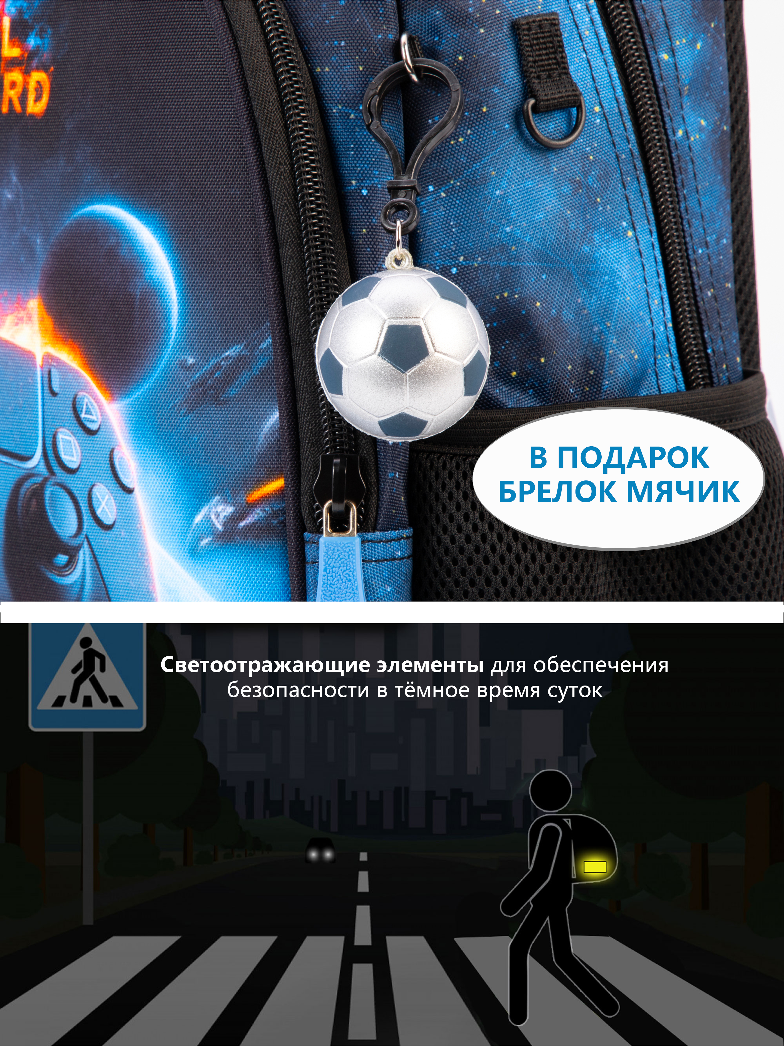 Рюкзак School Standard школьный для мальчика 8в1 - фото 8