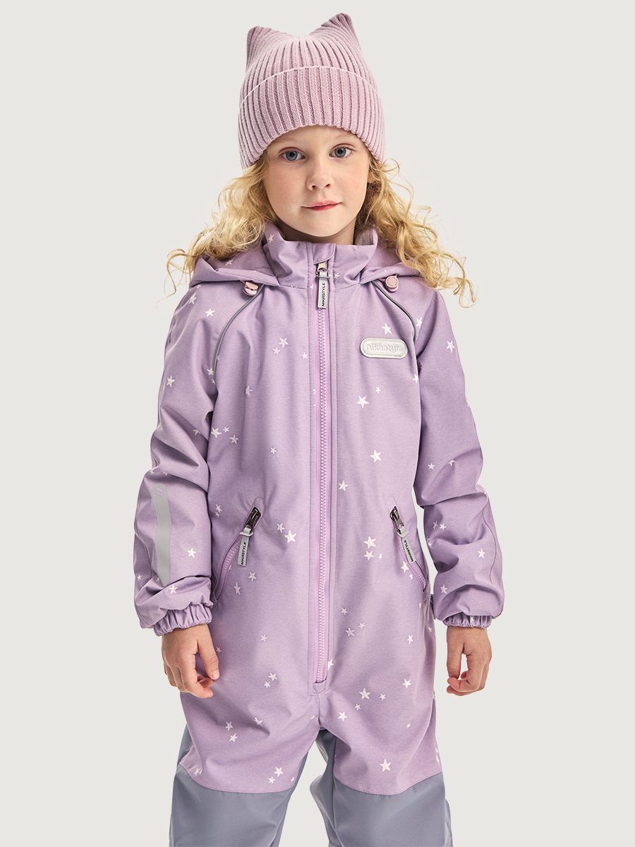 Комбинезон NIKASTYLE 8м0826 пудра/светло-серый - фото 4