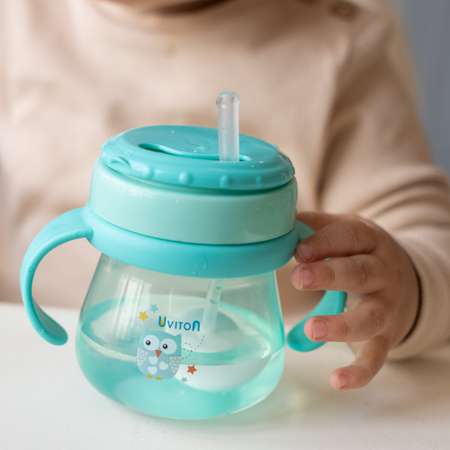 Поильник Uviton Natural 250 мл 1 шт. в ассортименте