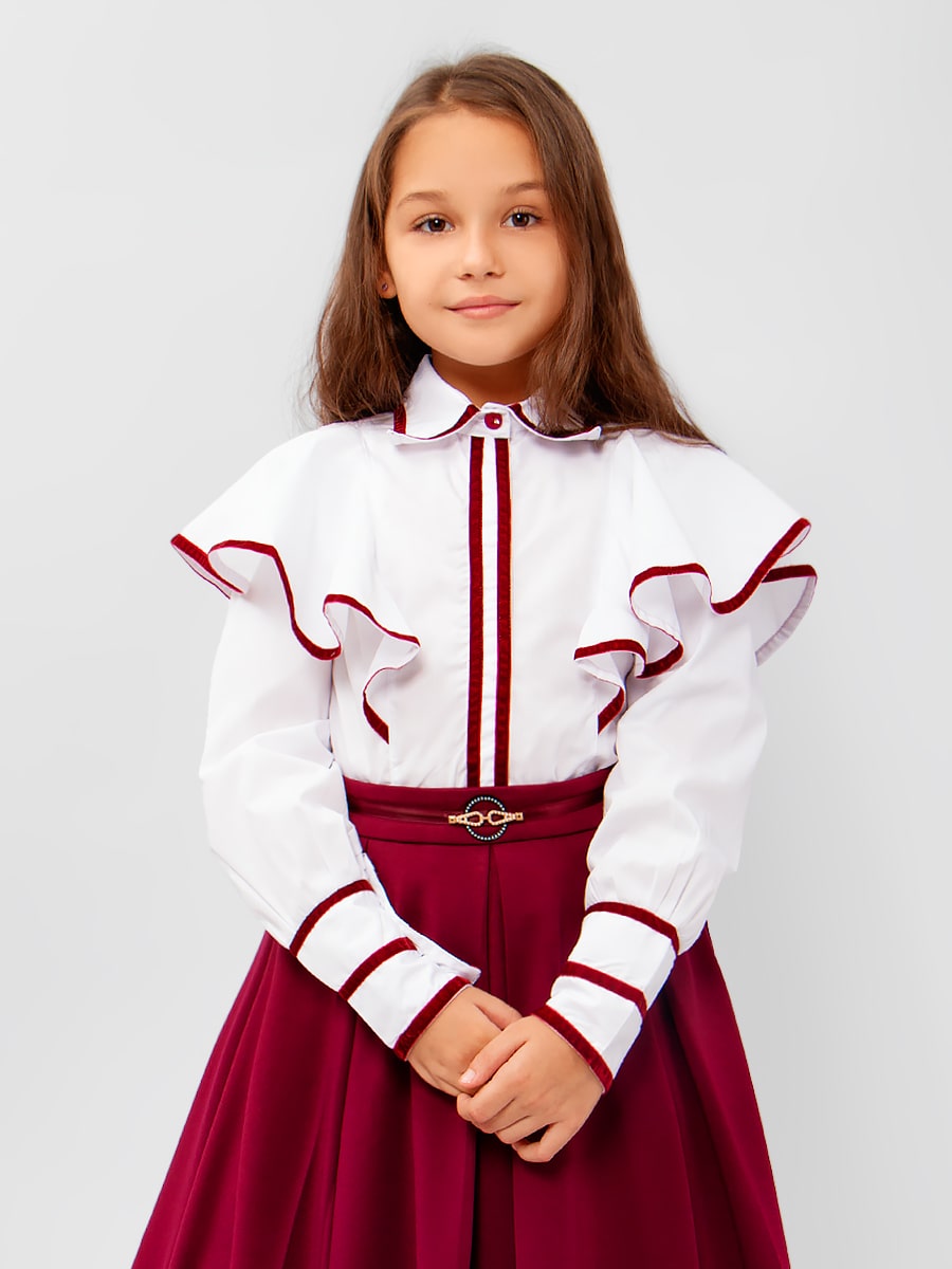 Блузка Соль и Перец sp1301бордо - фото 1