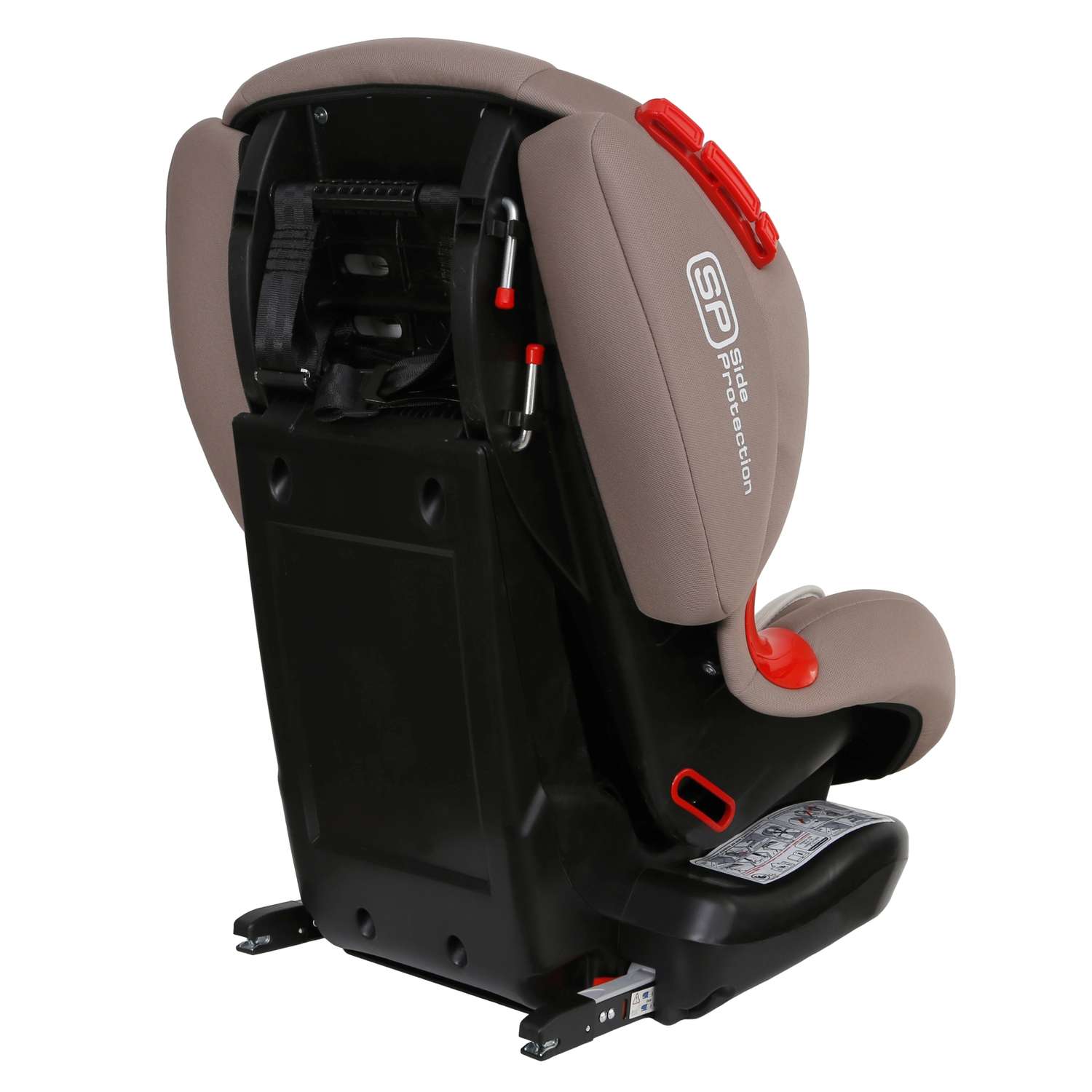 Автокресло Babyton Omega Fix Mokko Isofix 1/2 (9-25 кг) - фото 18
