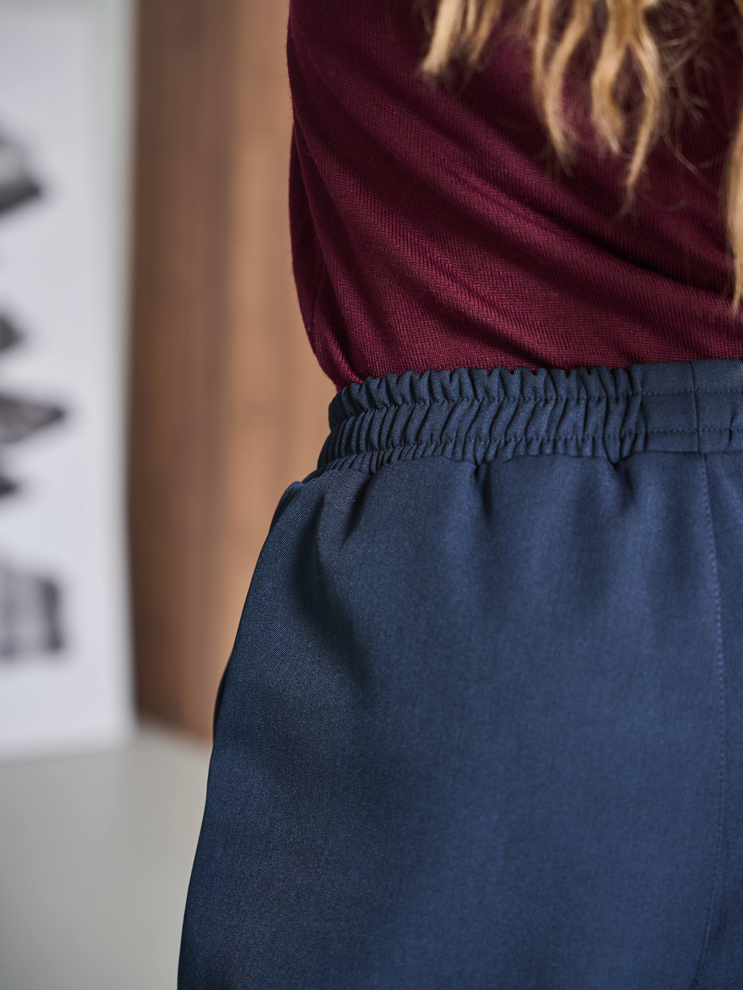 Брюки-палаццо СИНЯЯ МОДА WF502-H39 - фото 17