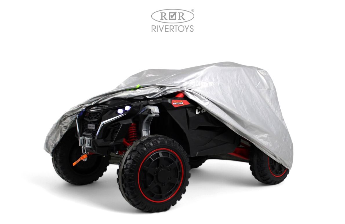 Электромобиль RIVERTOYS Z707ZZ-BLACK-RED С пультом ДУ - фото 8
