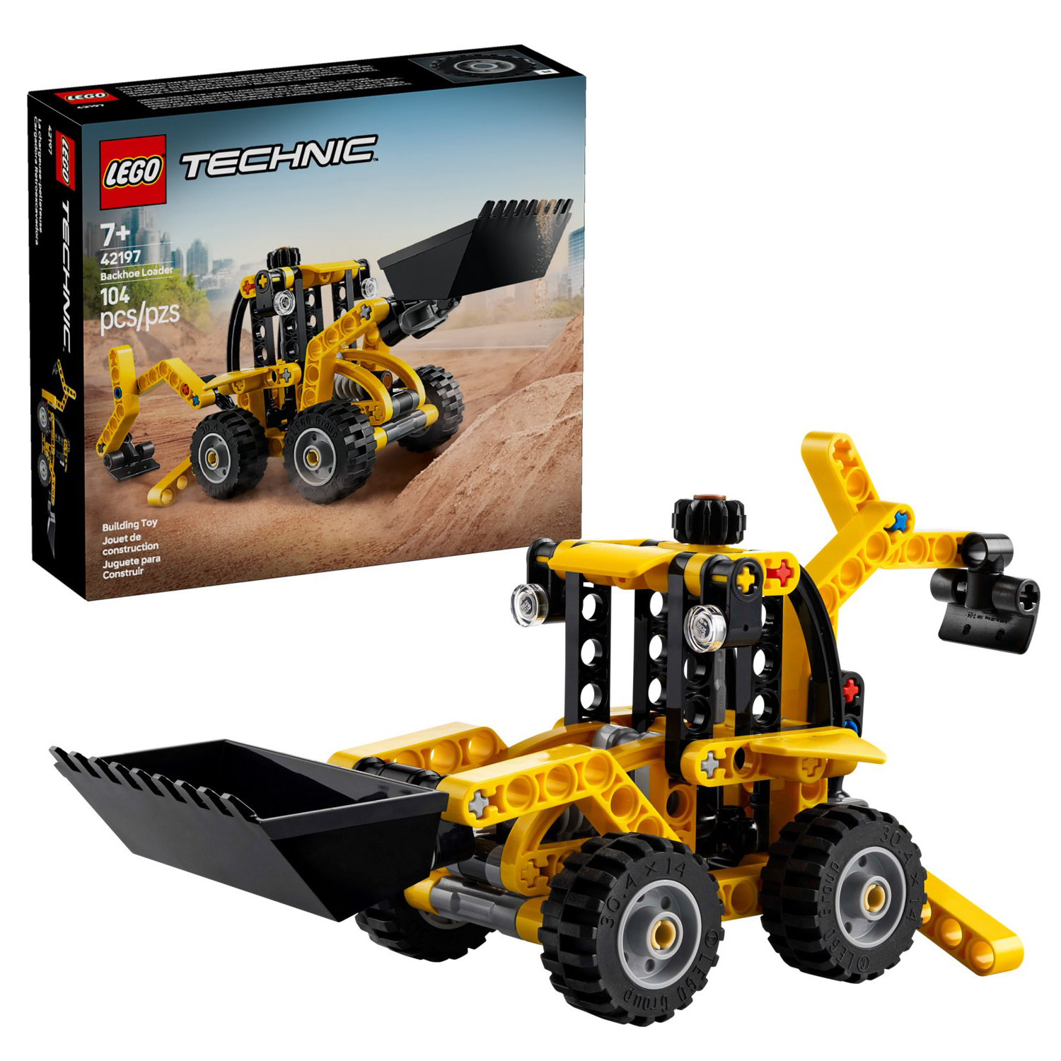 Конструктор LEGO Technic Backhoe Loader блочный - фото 1