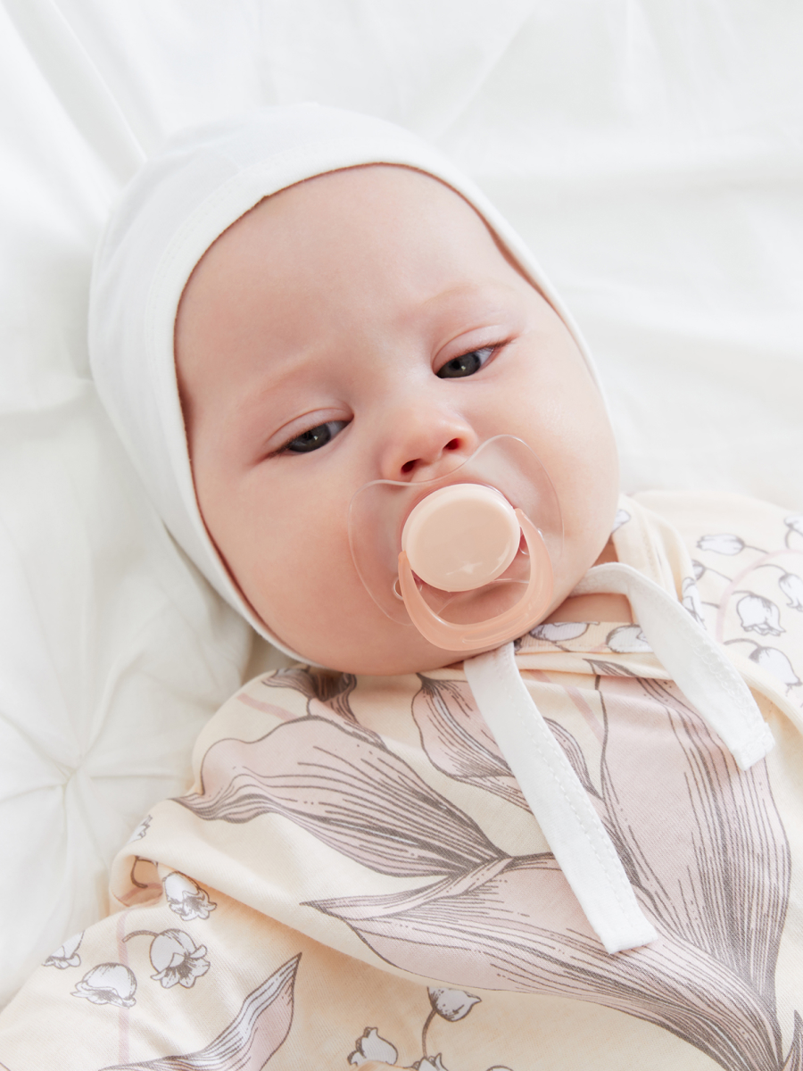 Чепчик 2 шт Happy Baby 90117/pink_milky - фото 9