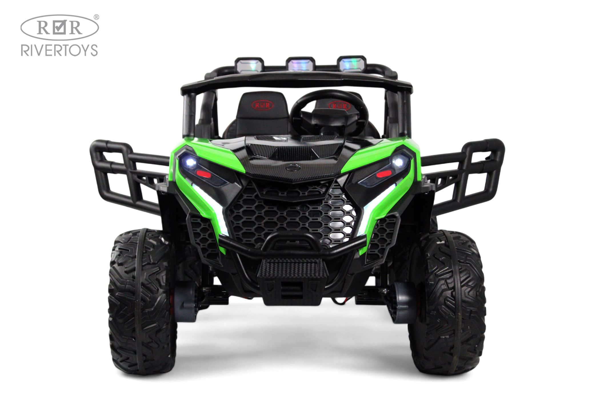 Электромобиль RIVERTOYS K555KK-BUGGY-GREEN С пультом ДУ - фото 2
