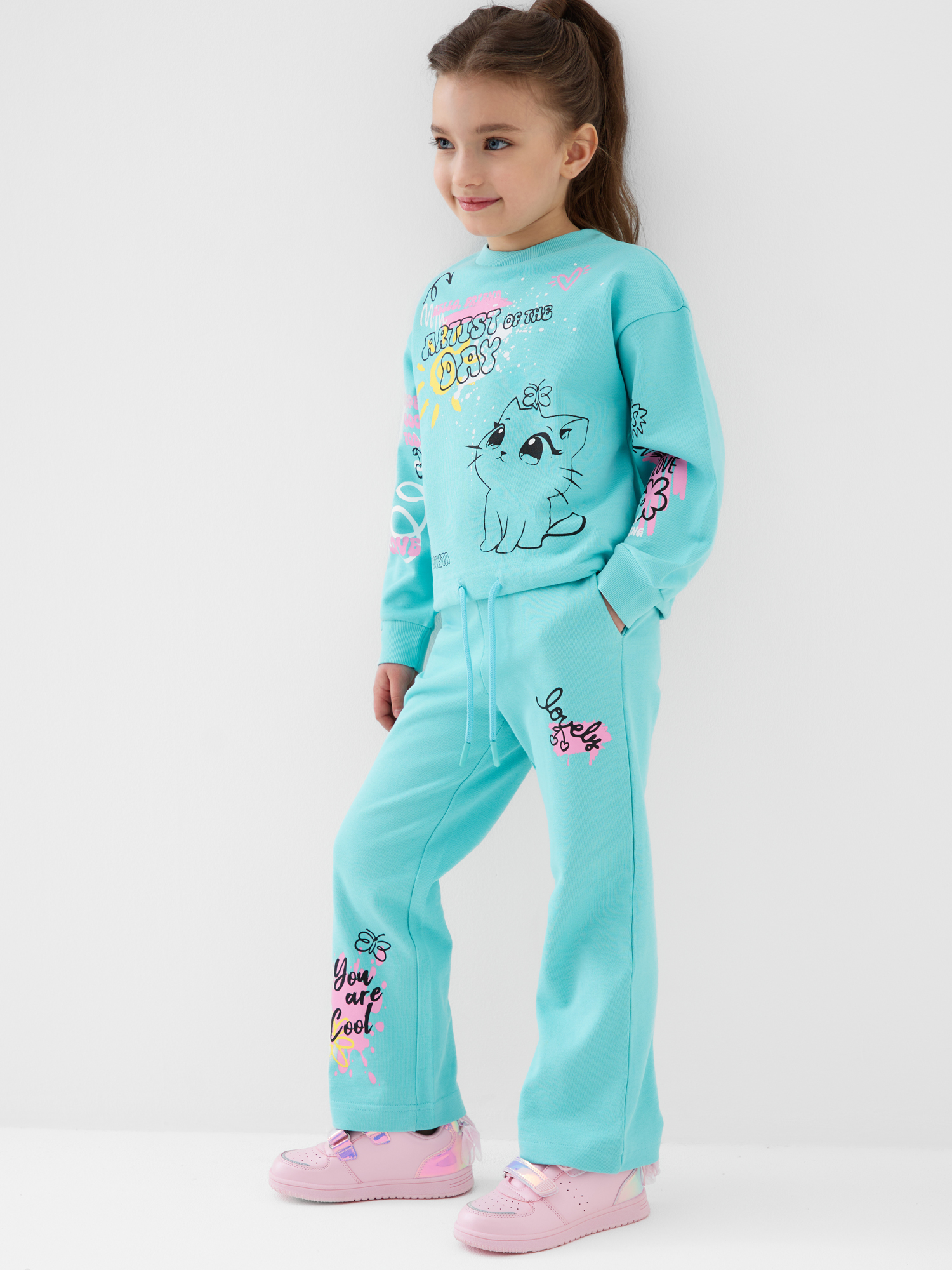 Свитшот и брюки PlayToday 12622093 - фото 1