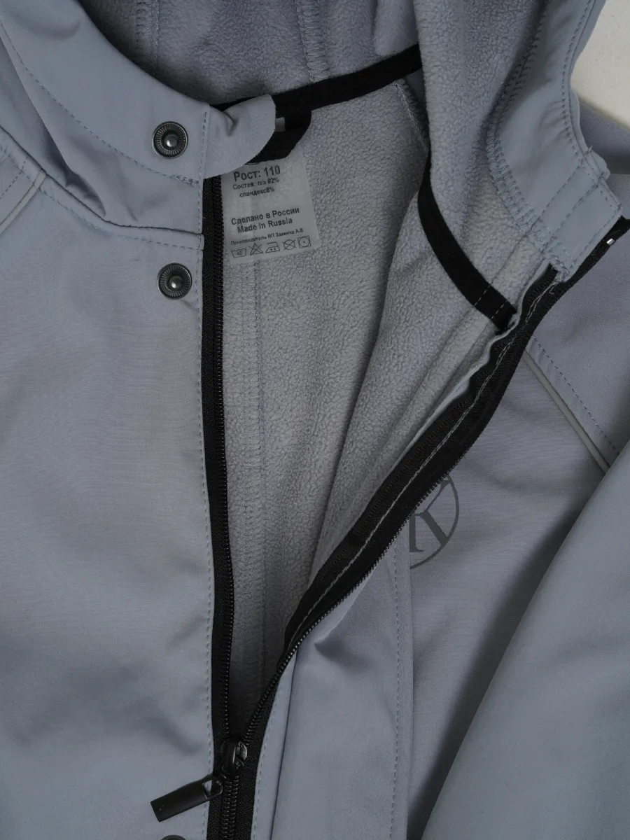 Комбинезон Супер Пупс Комб/сф/пл/серебряно-серый - фото 20