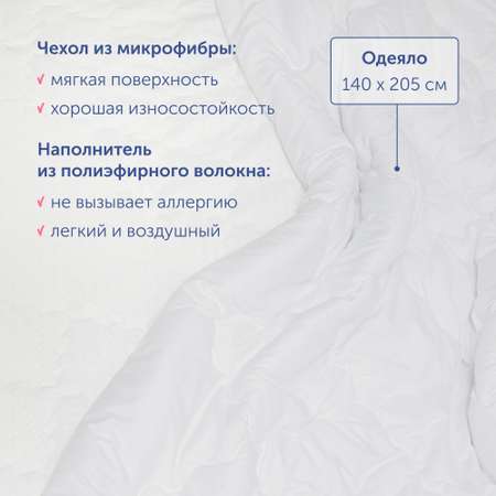 Комплект buyson BuyCute: одеяло 140х205 см + подушка 40х60 см