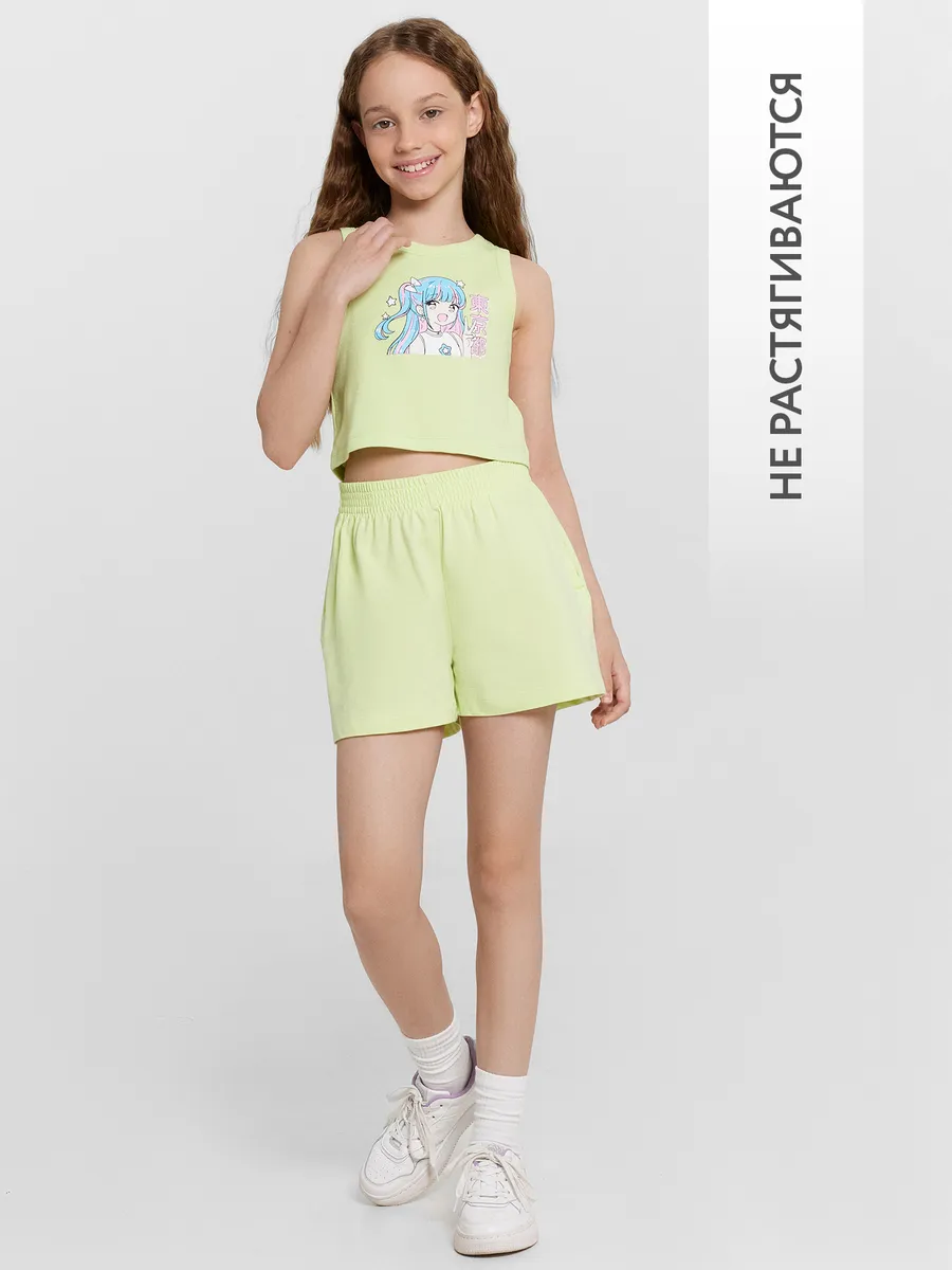 Шорты Mark Formelle (Марк Формэль) 137726/лаймовый сорбет - фото 3