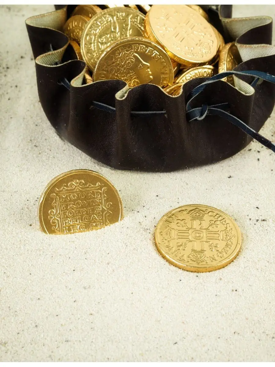 Шоколадные монеты KORTEZ Пиратский клад 50 шт по 6 г глазурь - фото 11