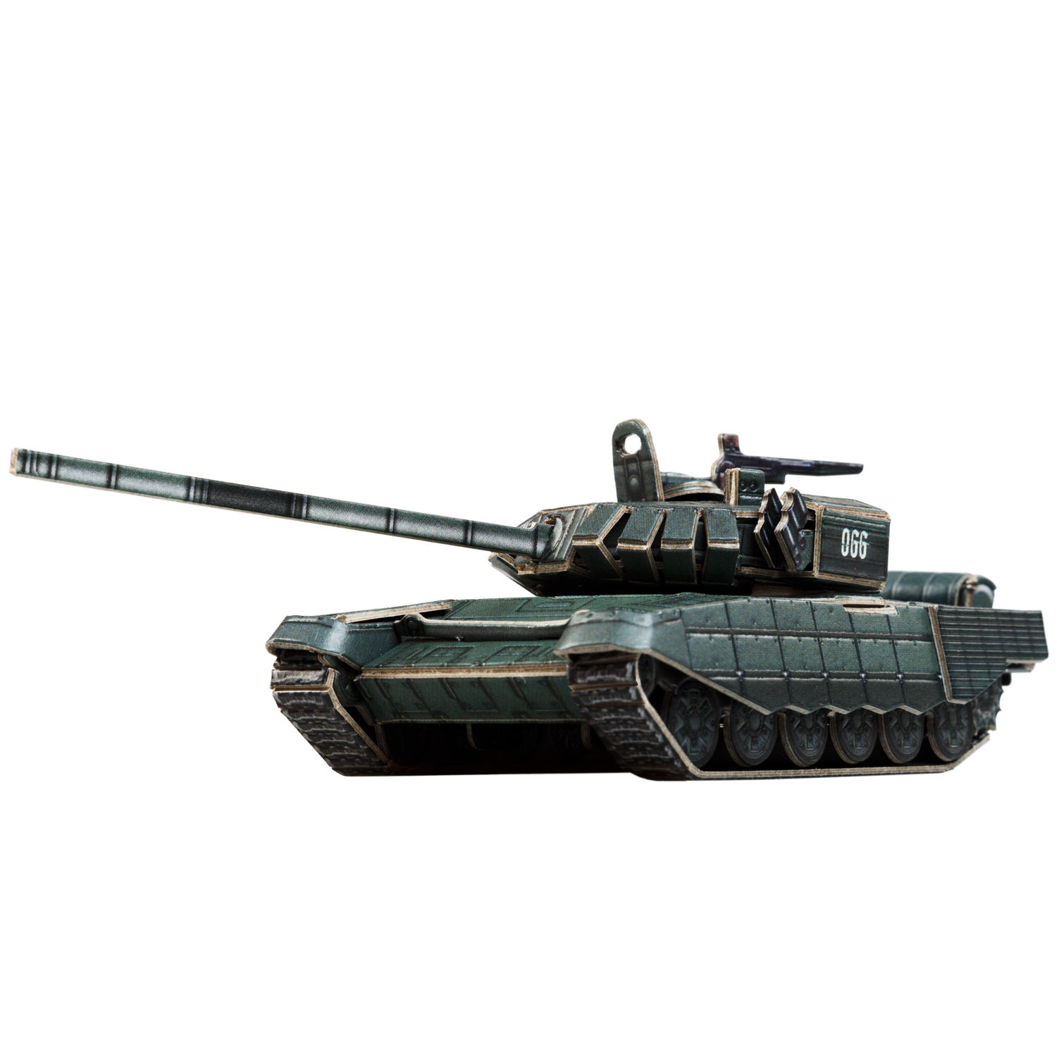Сборная модель Умная бумага Бронетехника Танк Т-72Б3 609 609 - фото 1