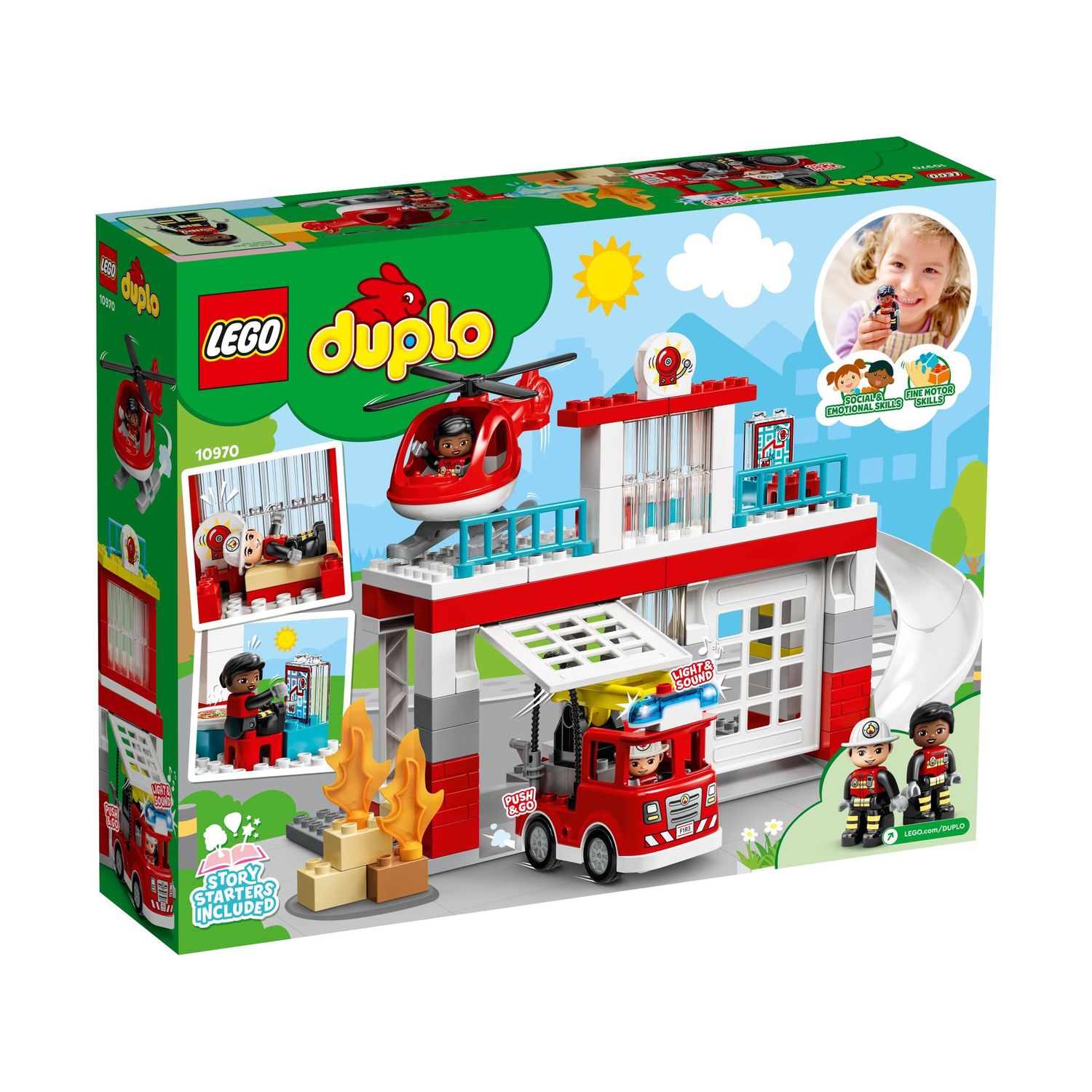 Конструктор LEGO DUPLO Пожарная часть и вертолёт - фото 8