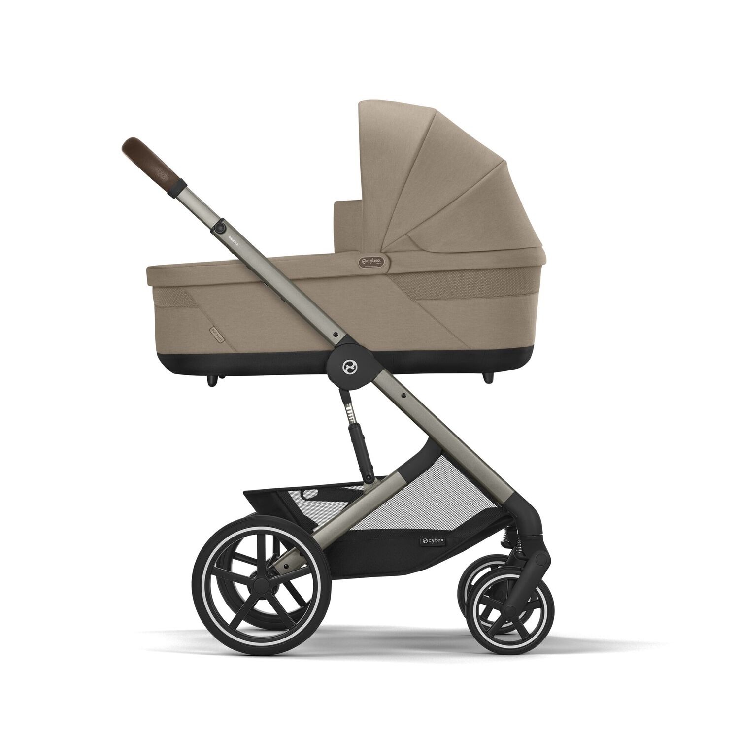 Коляска 3в1 Cybex Balios S Lux TPE бежевый - фото 4