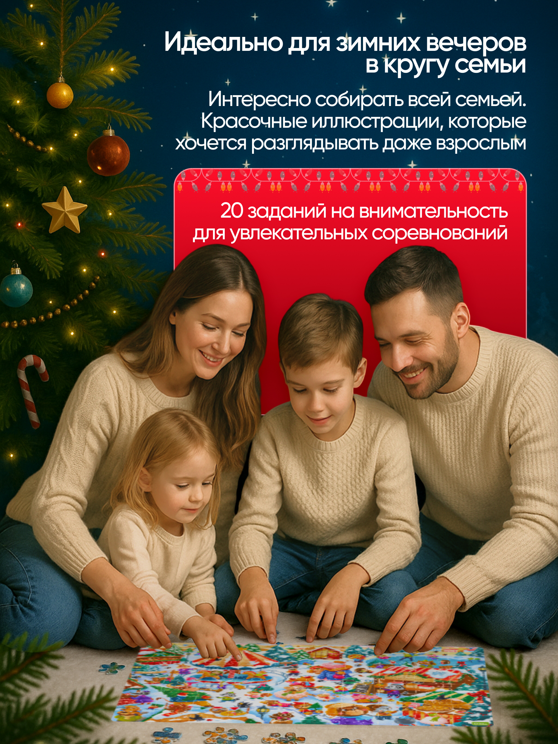 Пазл El BascoKids Рождественская ярмарка классический - фото 10