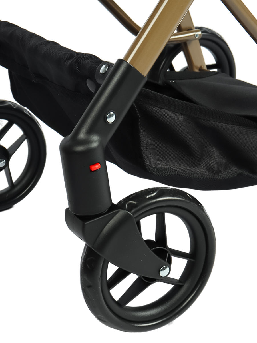 Коляска-люлька для кукол Рыжий кот 9643-GN - фото 6