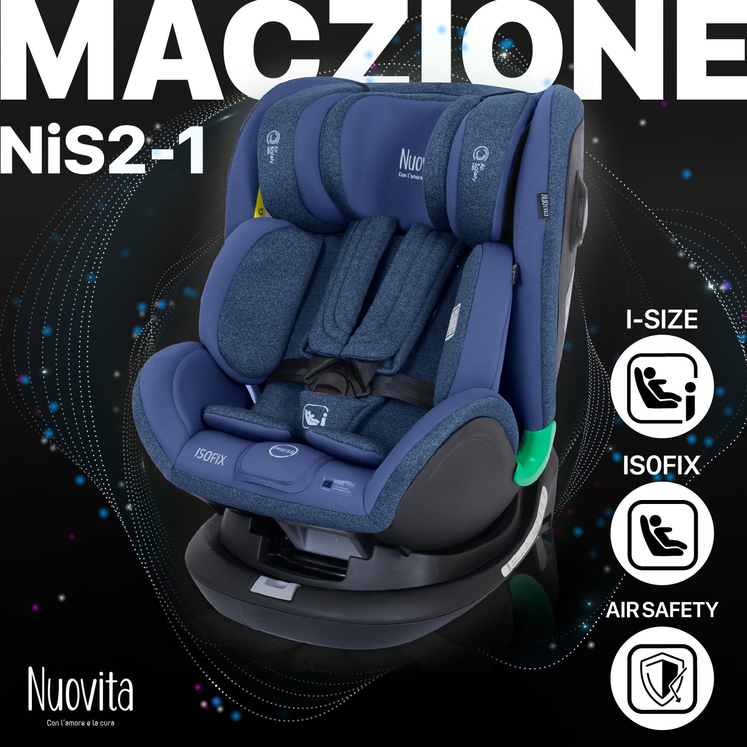 Автокресло Nuovita Isofix 0+/1/2/3 (0-36 кг) - фото 2