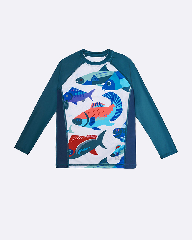 Купальный лонгслив Lassie с УФ-защитой 72204404-8890 - фото 2