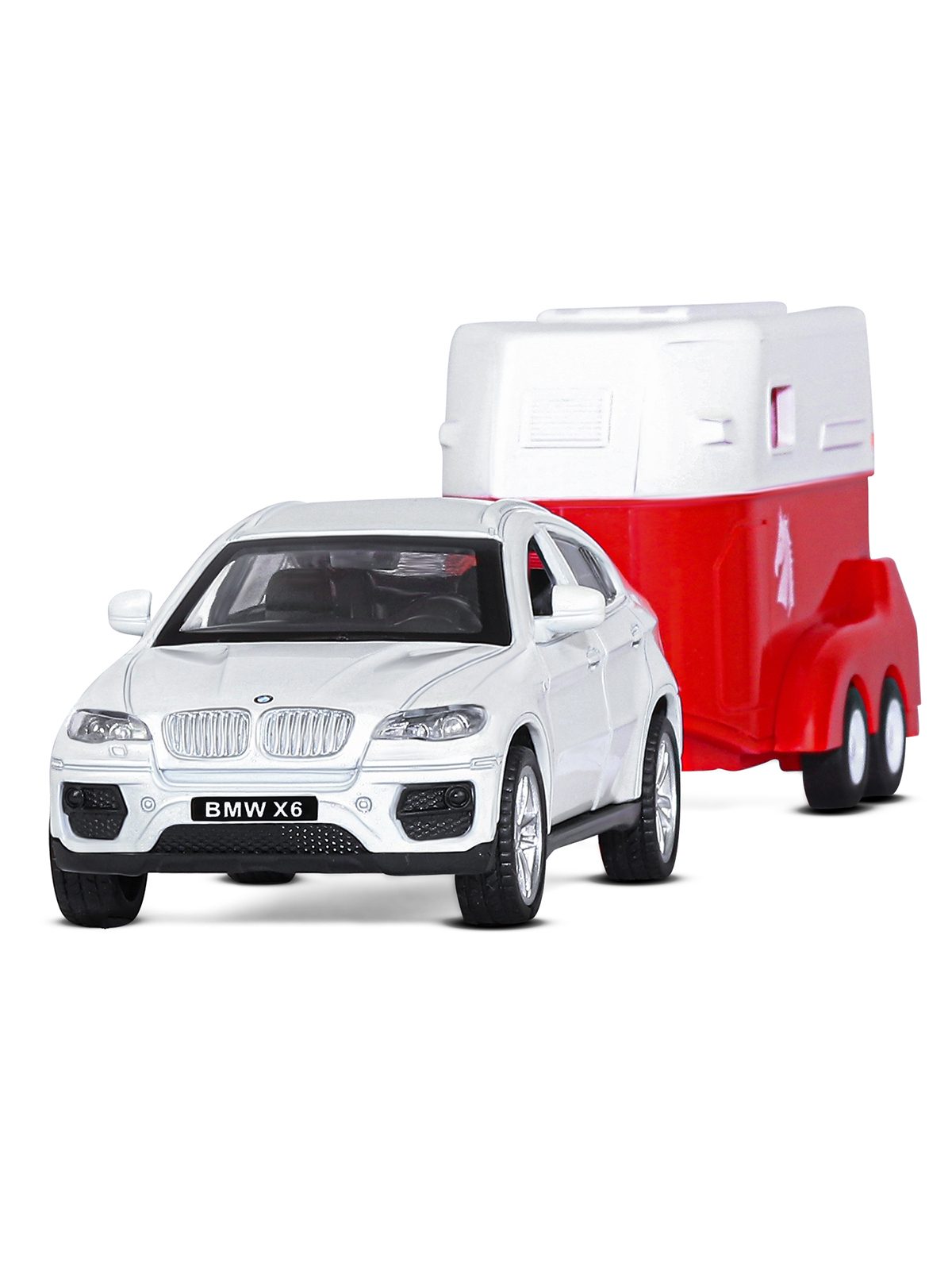 Внедорожник АВТОпанорама BMW X6 1:42 JB1251175 - фото 12